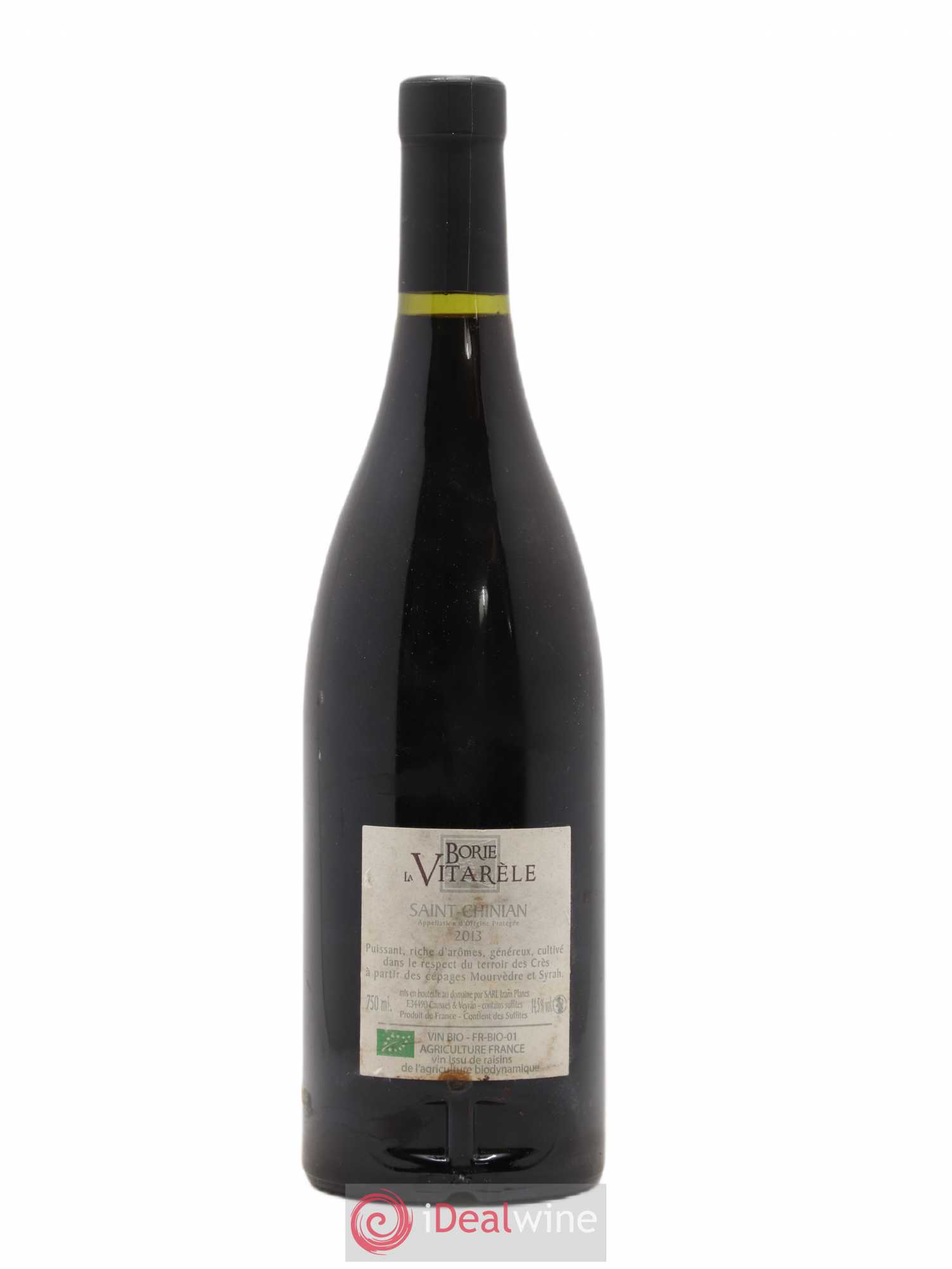 Saint-Chinian Borie La Vitarele Cres 2013 - Lot de 1 bouteille - 1