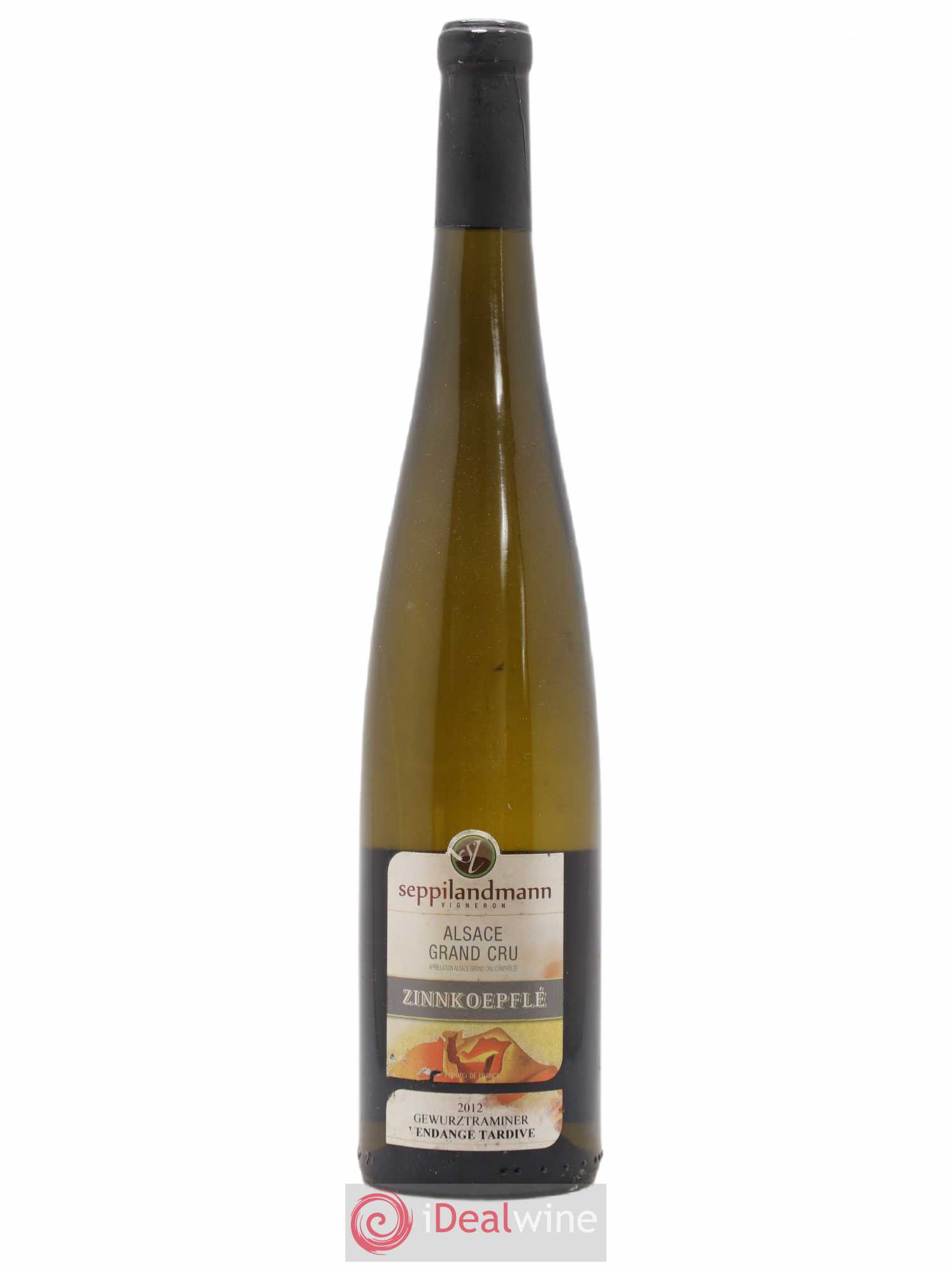 Alsace Grand Cru Zinnkoepflé Vendanges Tardives Seppi Landmann 2012 - Posten von 1 Flasche - 0