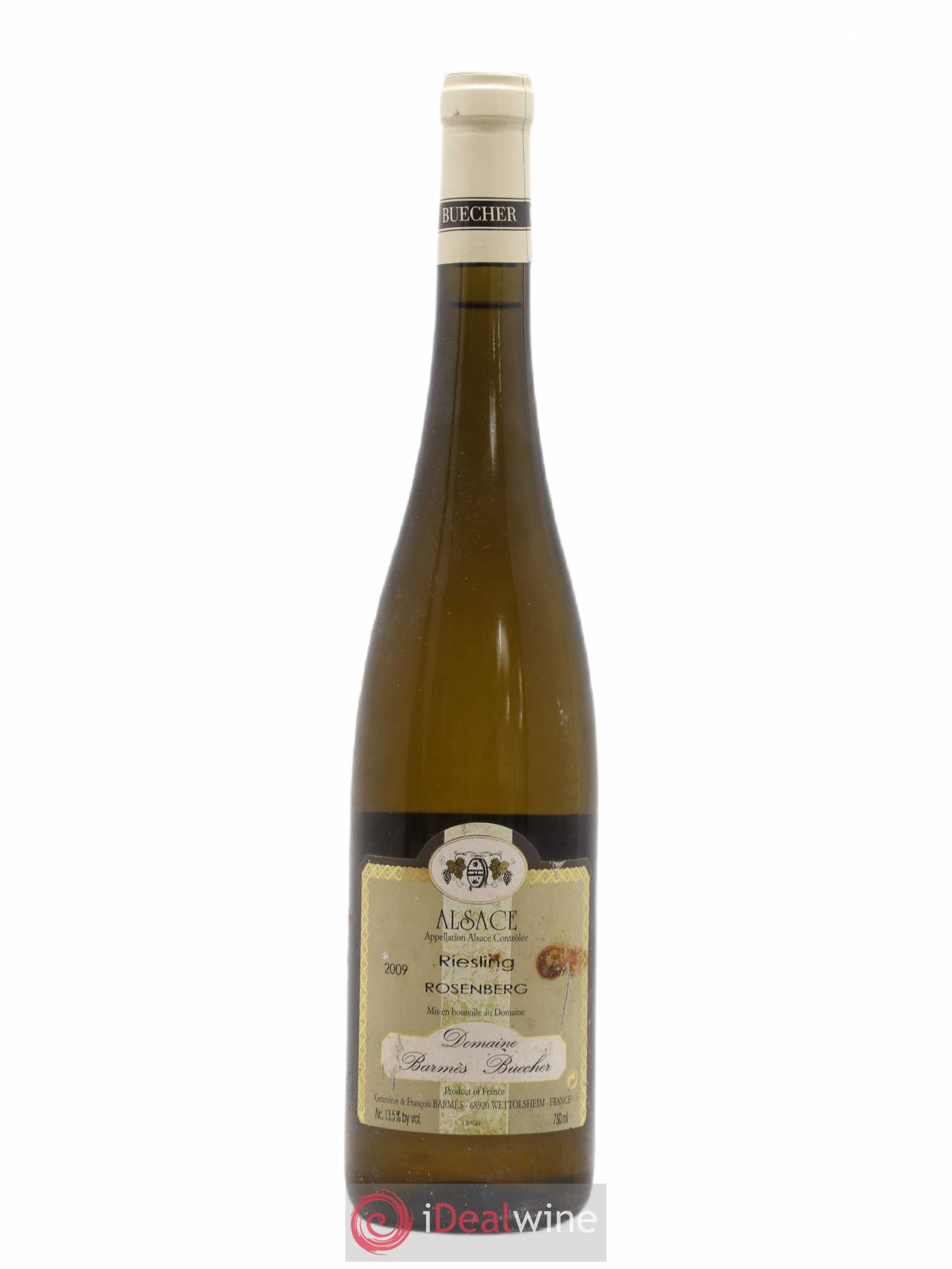 Riesling Rosenberg Barmes Bucher 2009 - Posten von 1 Flasche - 0