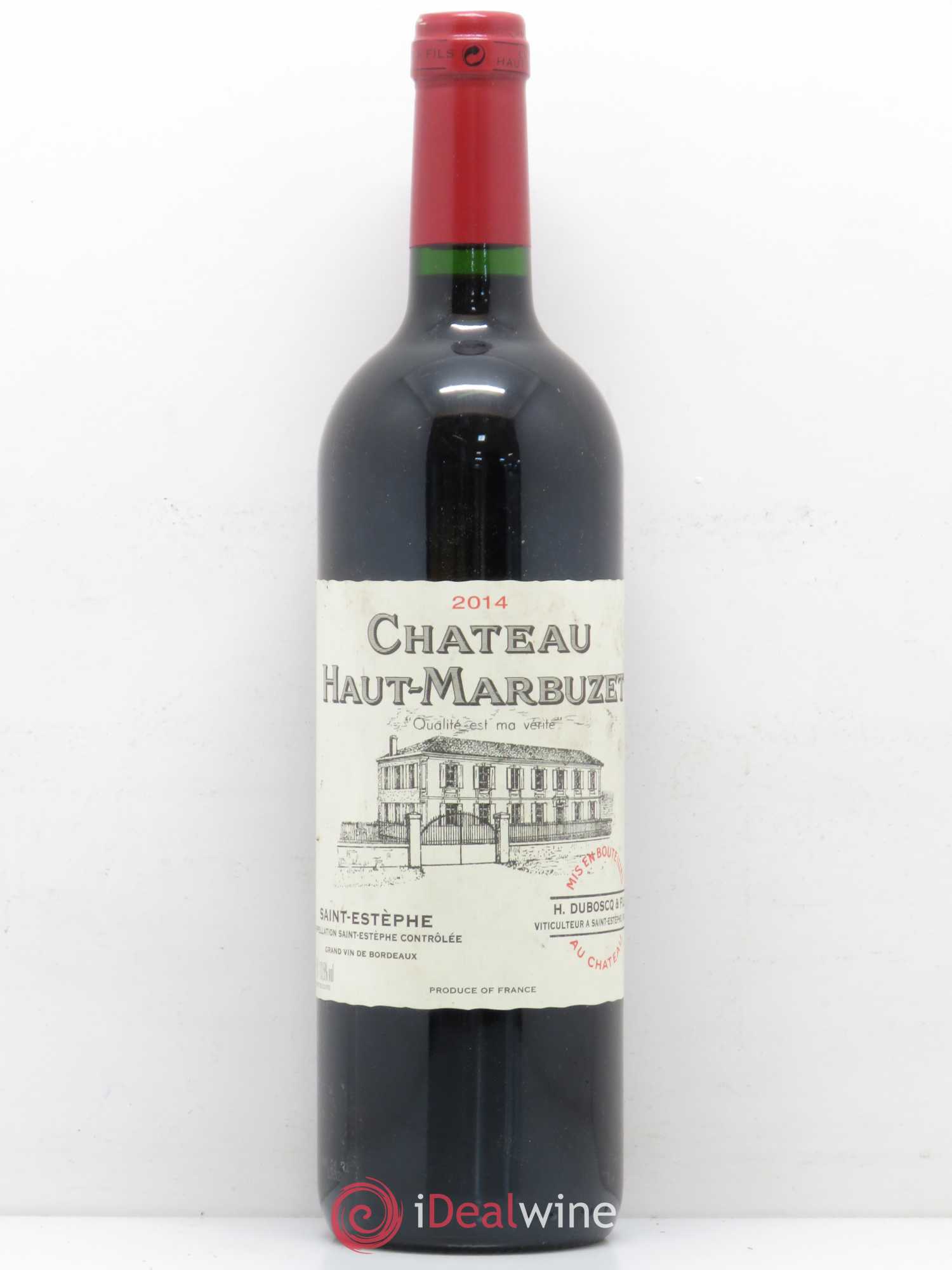 Château Haut Marbuzet 2014 - Lot de 1 bouteille - 0