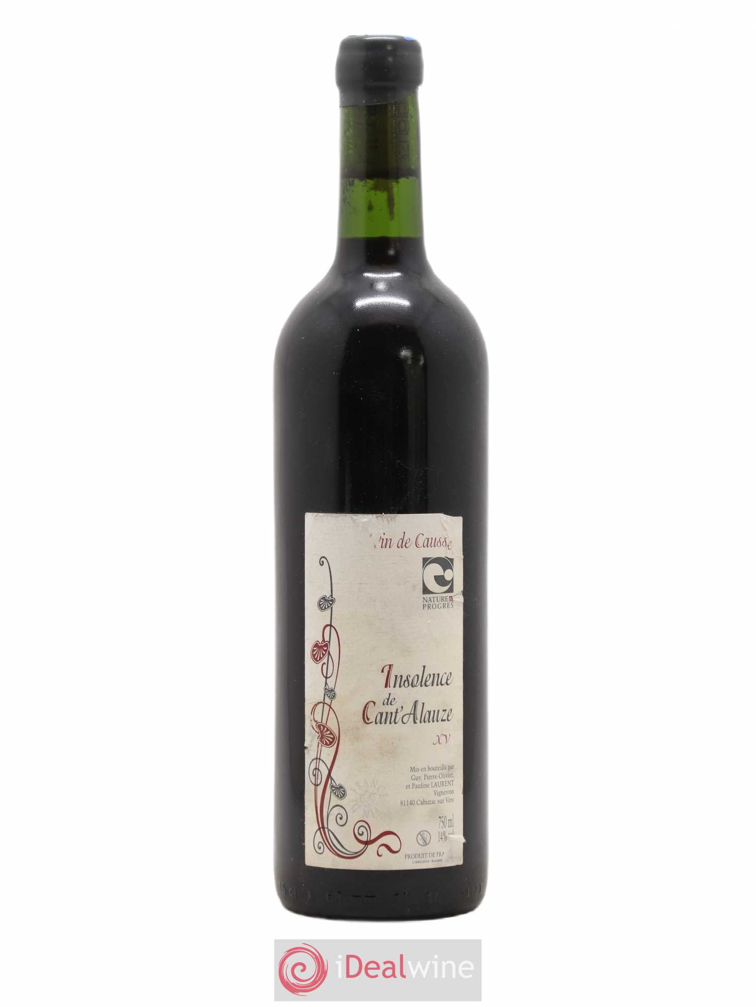 Sud-Ouest Insolence Cant'alauze 2015 - Posten von 1 Flasche - 0