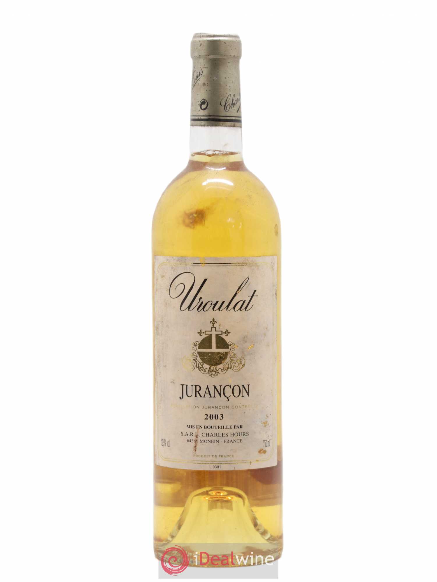 Jurançon Uroulat Charles Hours (senza prezzo di riserva) 2003 - Lotto di 1 bottiglia - 0