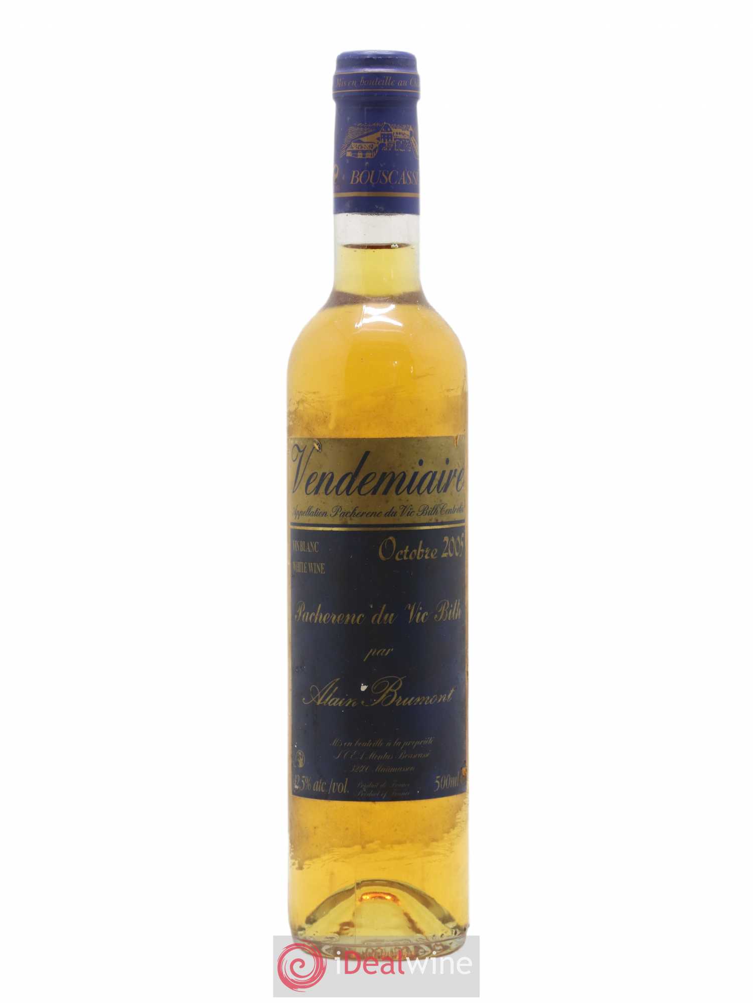 Pacherenc du Vic-Bilh Château Bouscassé Vendemiaire Alain Brumont 50cl 2005 - Lotto di 1 bottiglia - 0