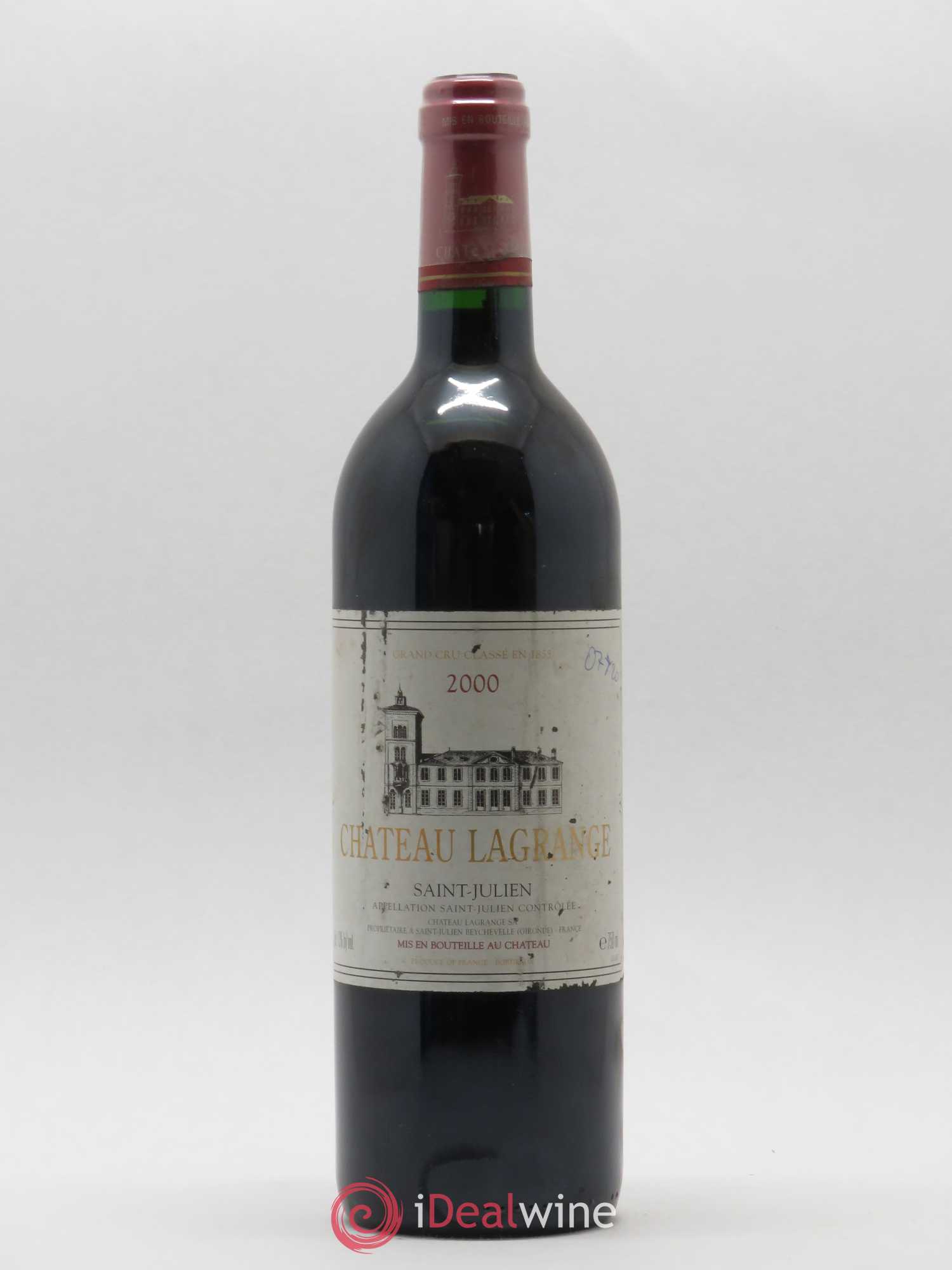 Château Lagrange 3ème Grand Cru Classé 2000 - Lot de 1 bouteille - 0