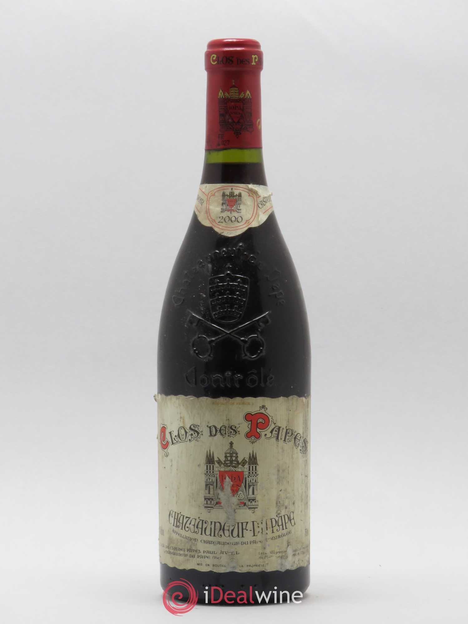 Châteauneuf-du-Pape Clos des Papes - Paul Avril 2000 - Lot de 1 bouteille - 0