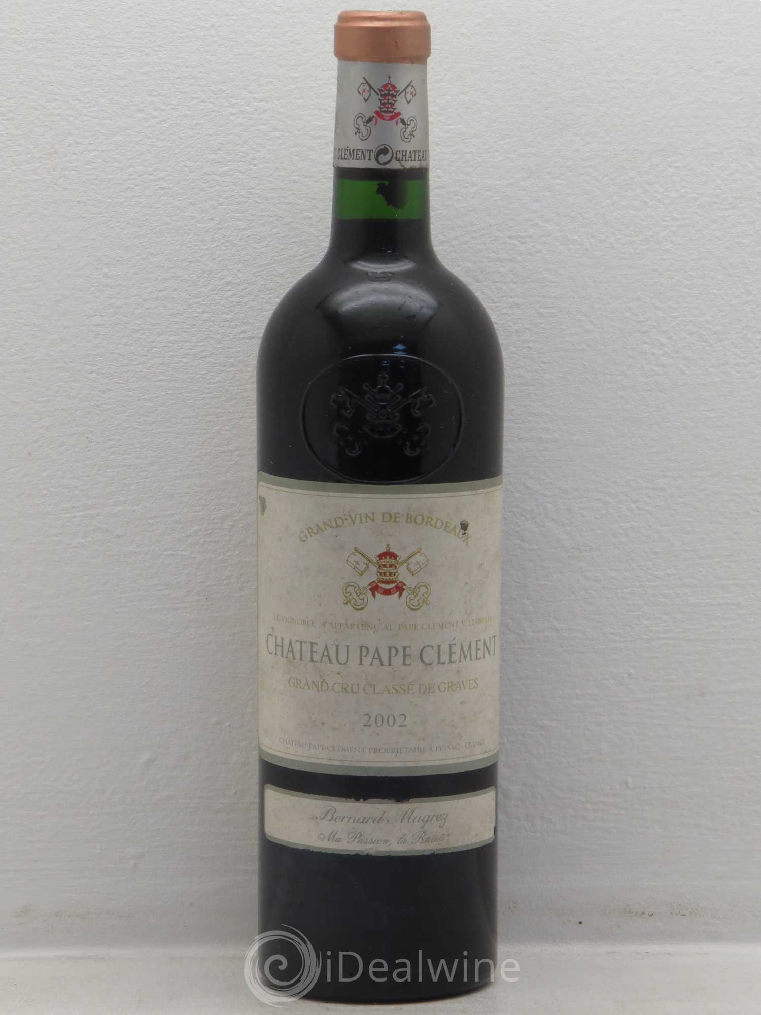 Château Pape Clément Cru Classé de Graves 2002 - Lot de 1 bouteille - 0