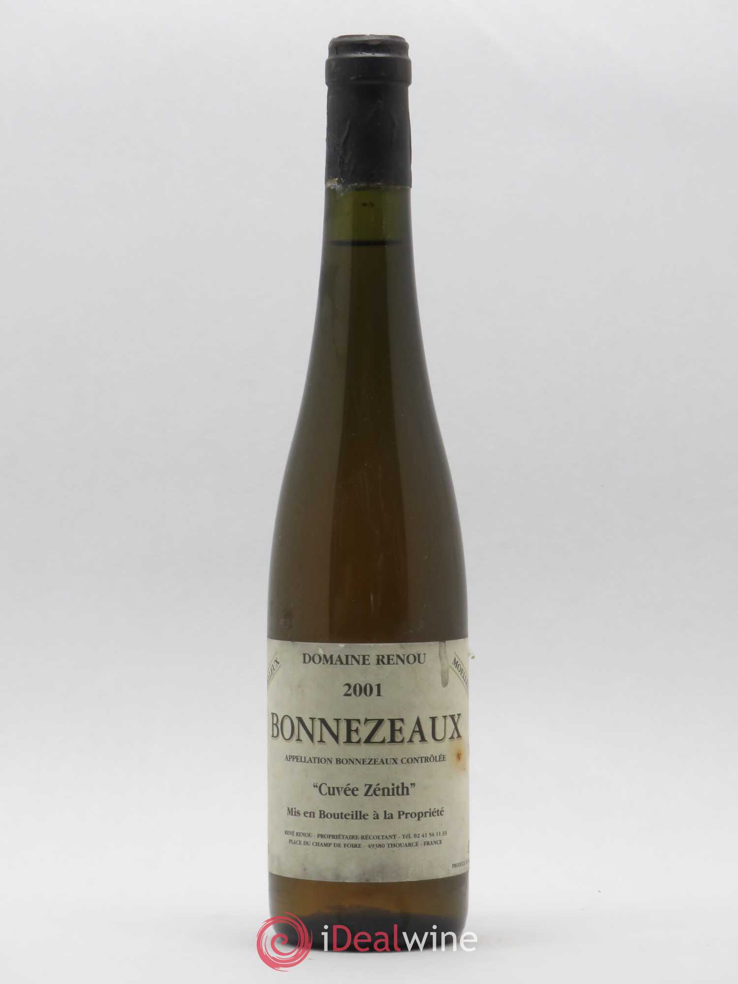Bonnezeaux Cuvée Zénith René Renou 2001 - Posten von 1 Flasche - 0