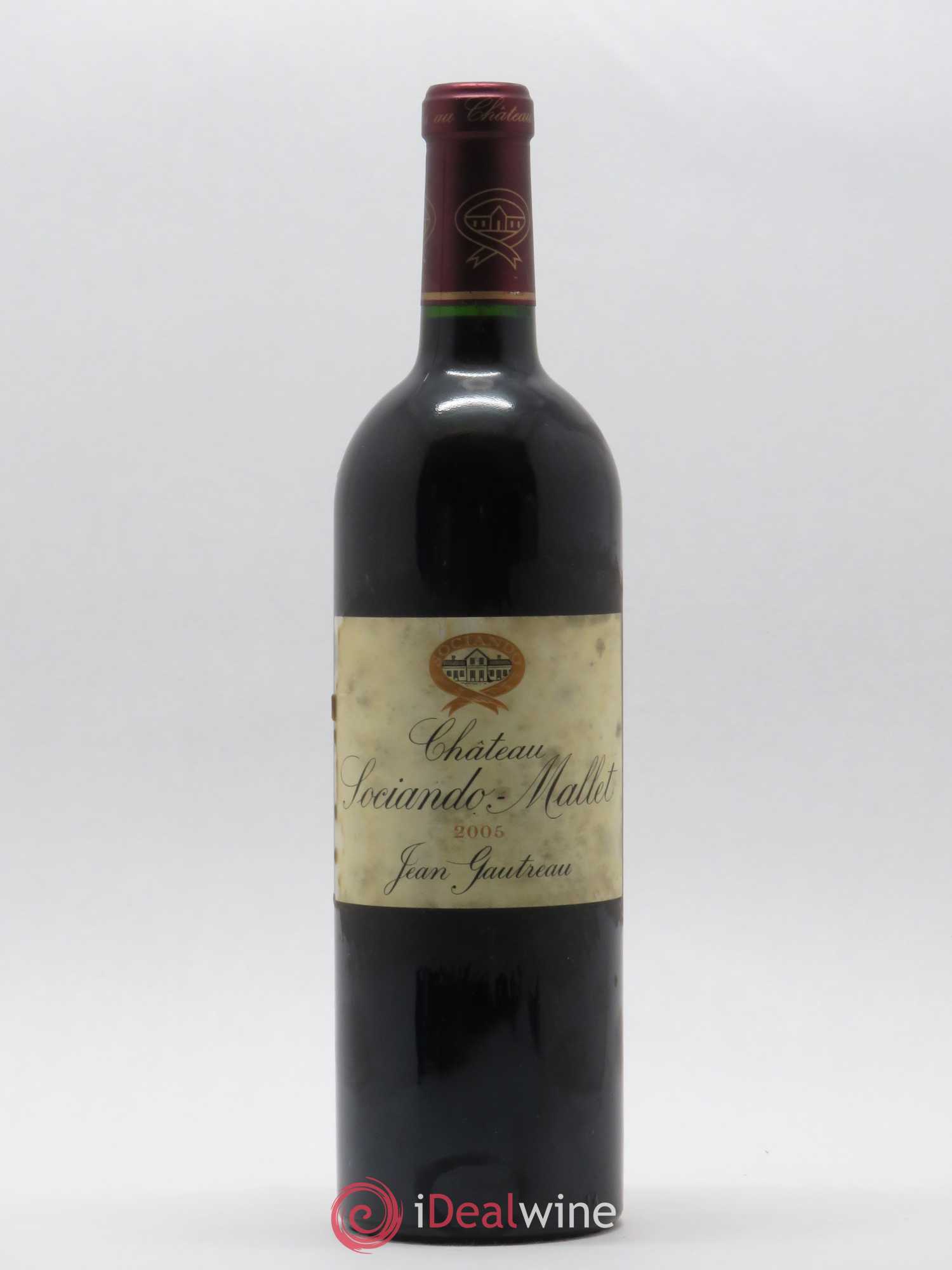 Château Sociando Mallet 2005 - Lot de 1 bouteille - 0
