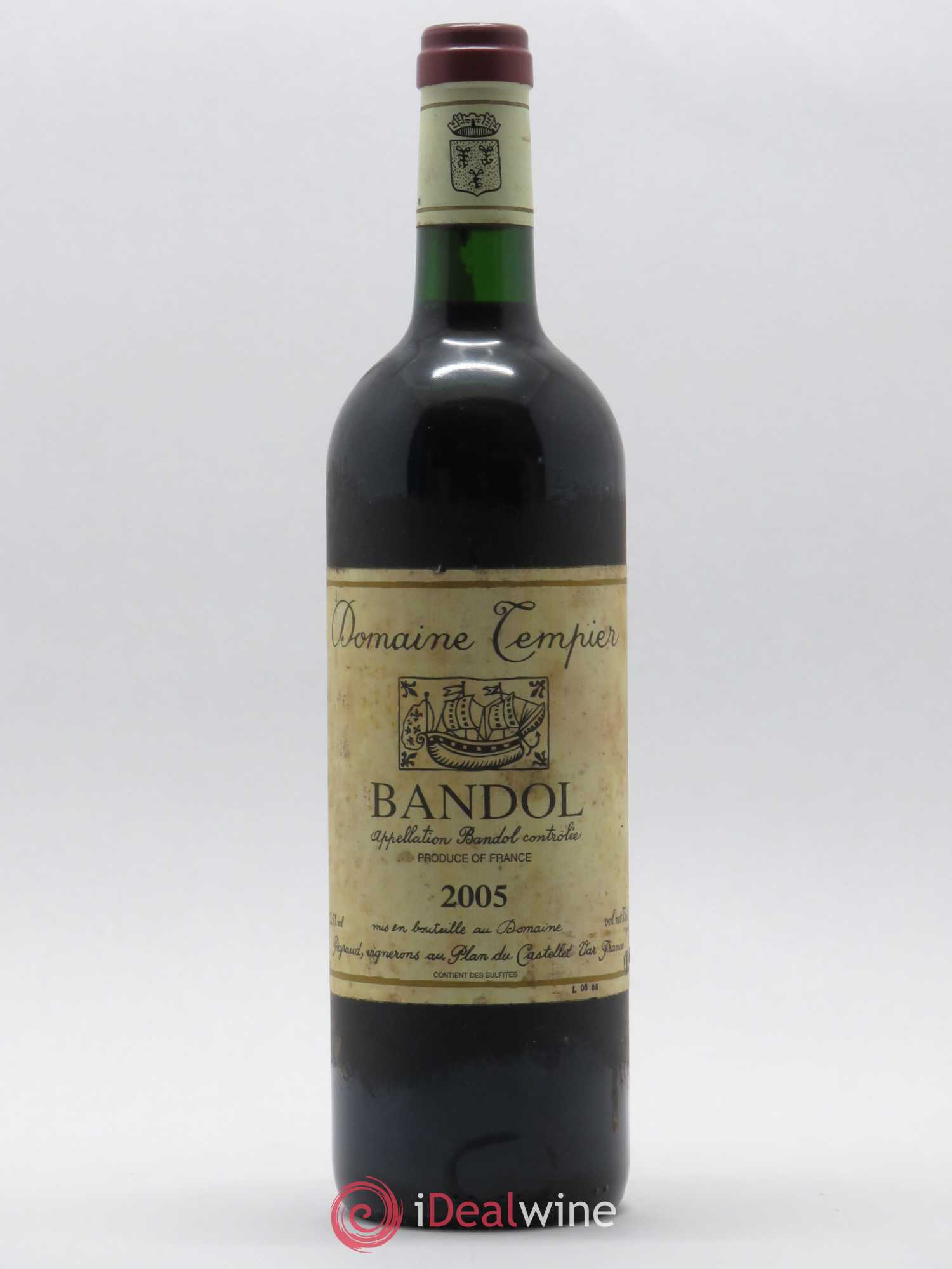 Bandol Domaine Tempier Famille Peyraud 2005 - Lot de 1 bouteille - 0