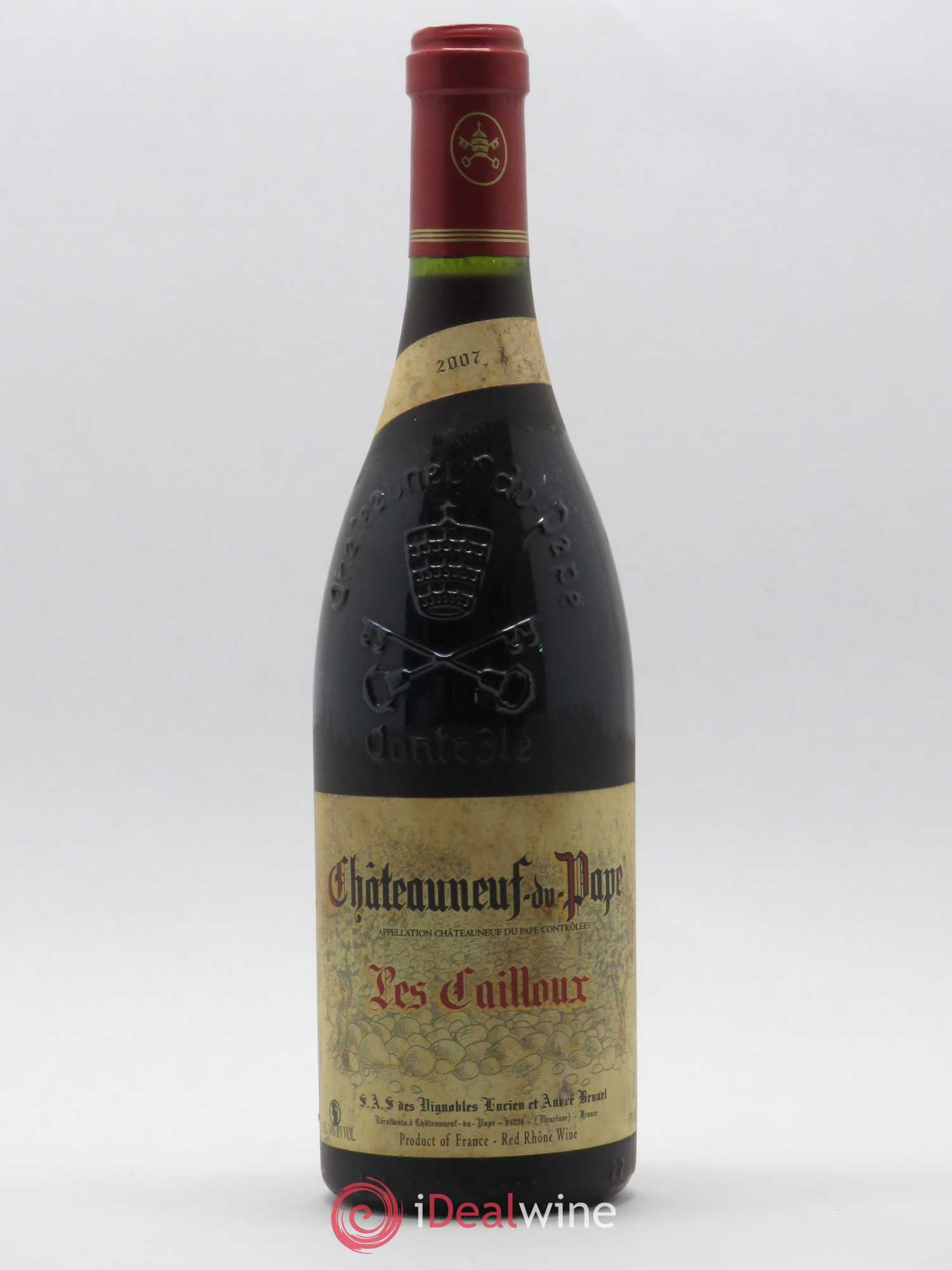 Châteauneuf-du-Pape Les Cailloux André Brunel 2007 - Lot de 1 bouteille - 0