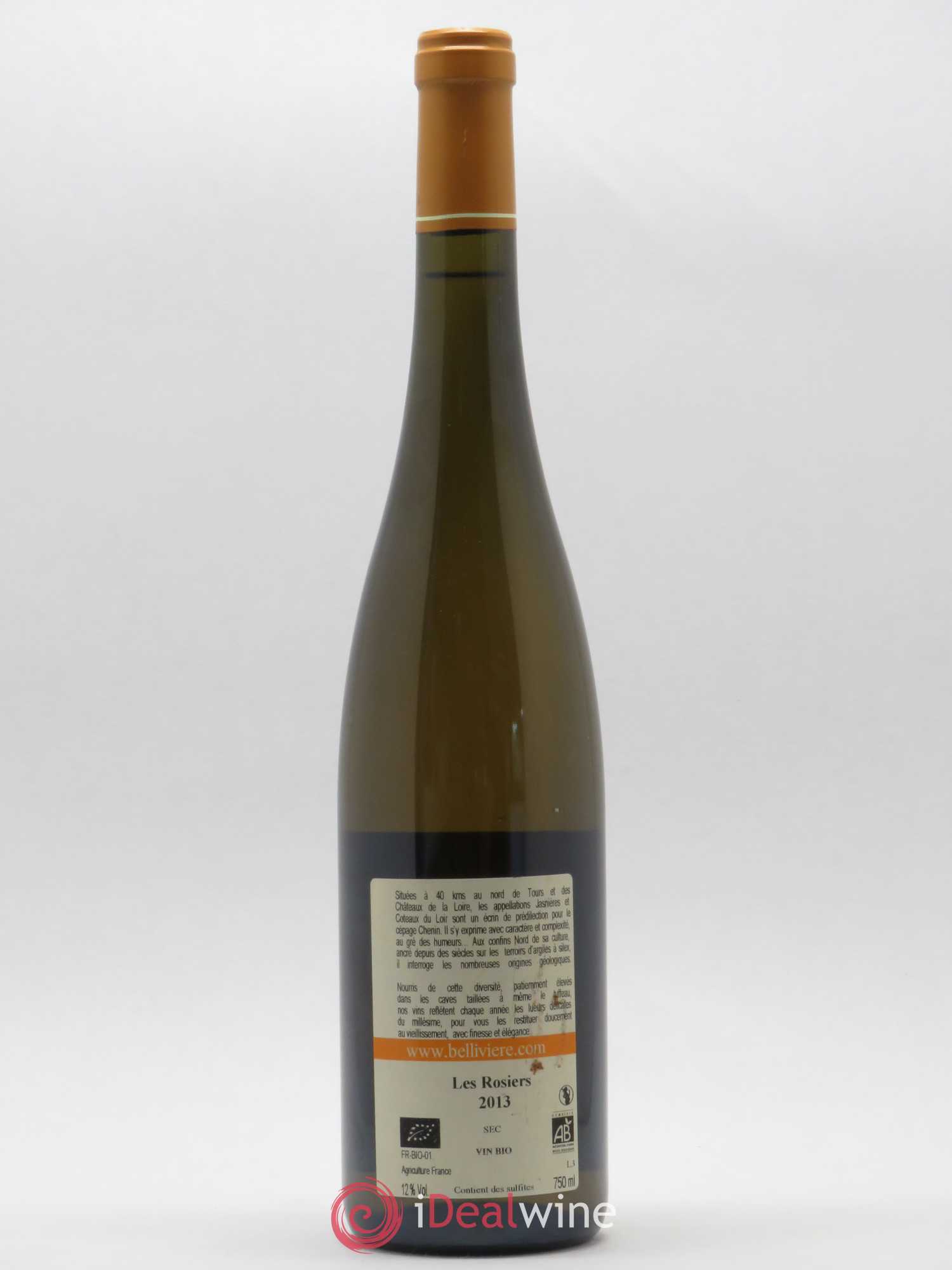 Jasnières Les Rosiers Domaine de Bellivière 2013 - Lot de 1 bouteille - 1
