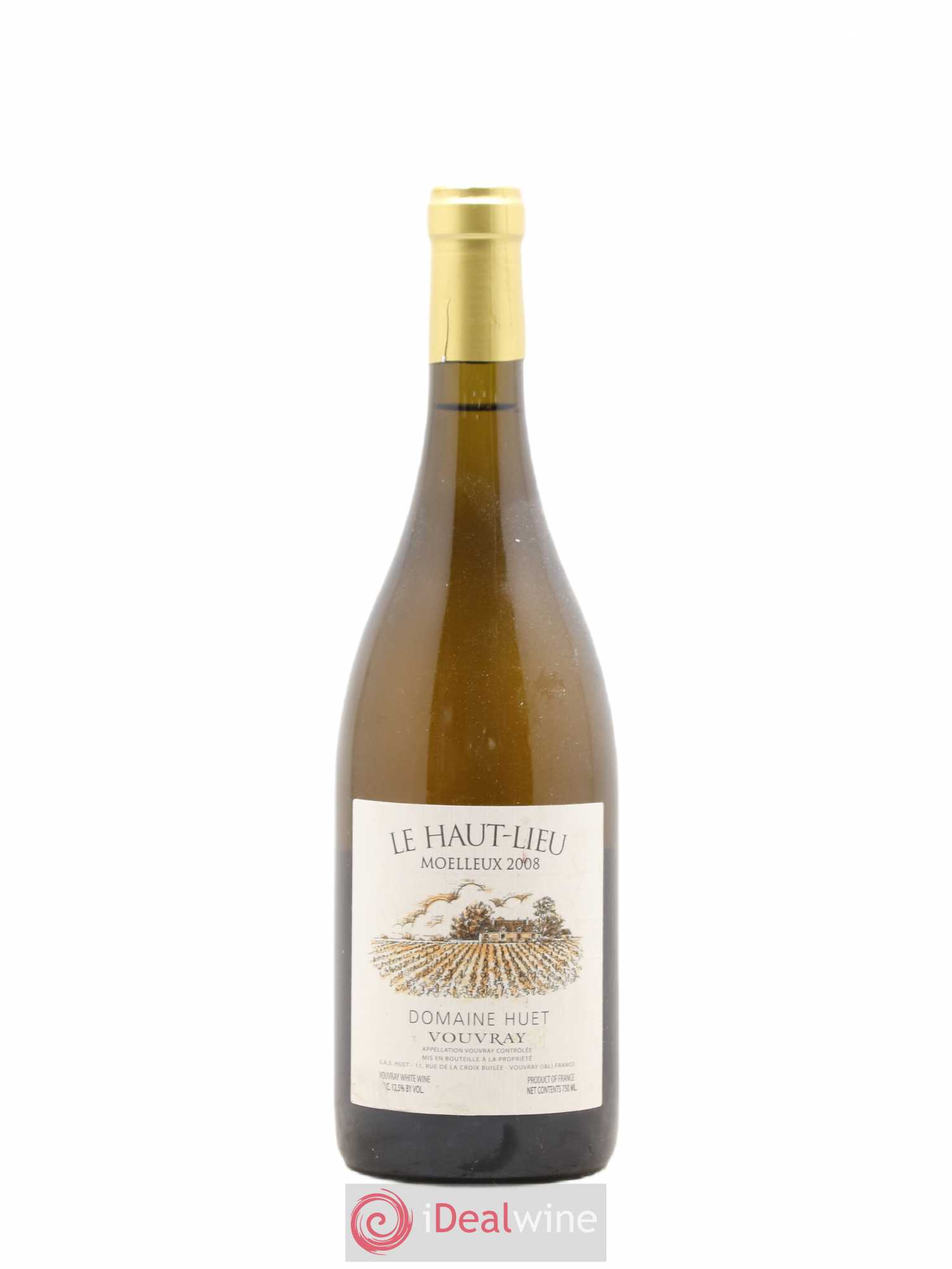 Vouvray Le Haut-Lieu Moelleux Domaine Huet 2008 - Lotto di 1 bottiglia - 0