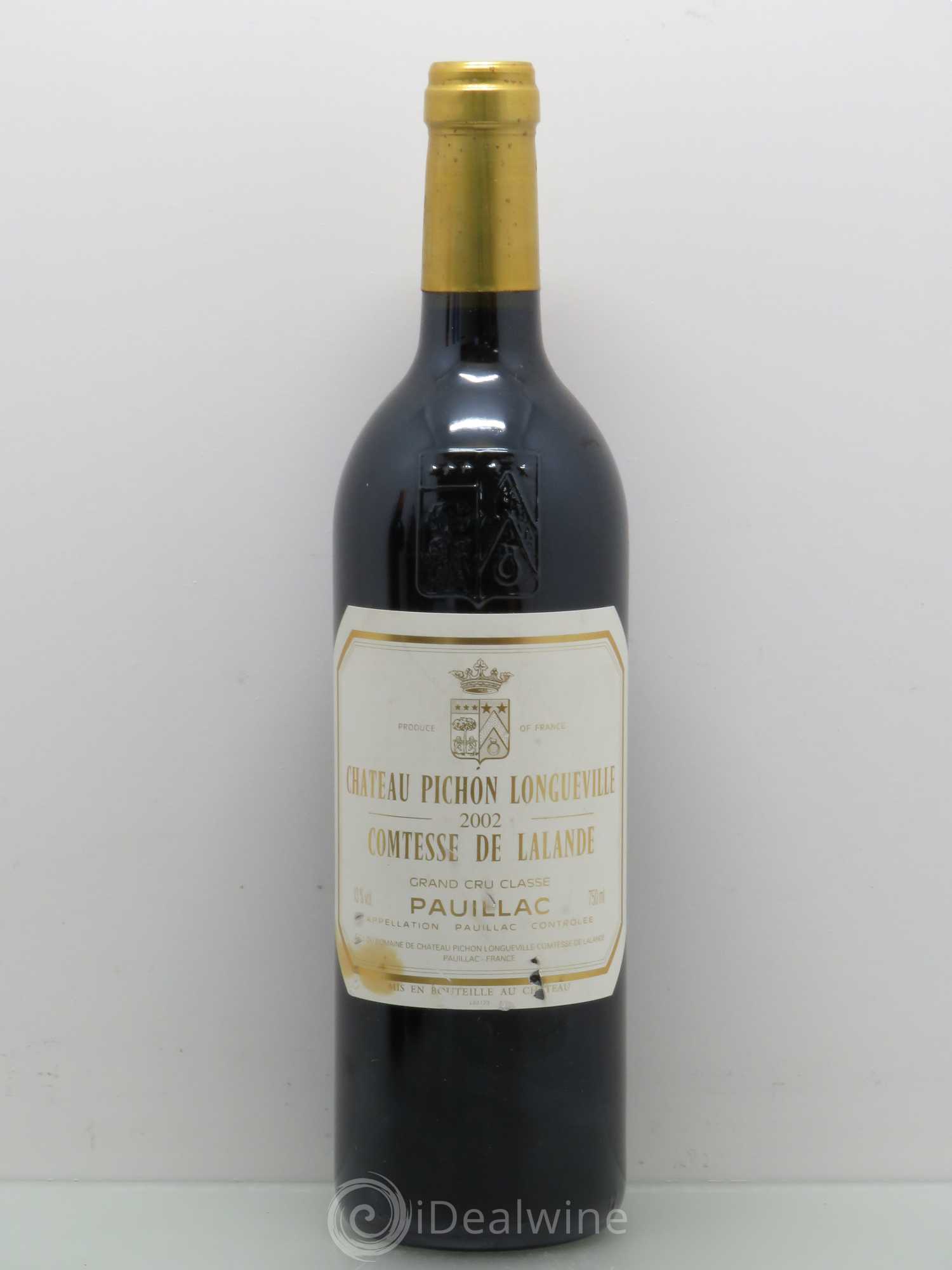 Château Pichon Longueville Comtesse de Lalande 2ème Grand Cru Classé 2002 - Lot de 1 bouteille - 0