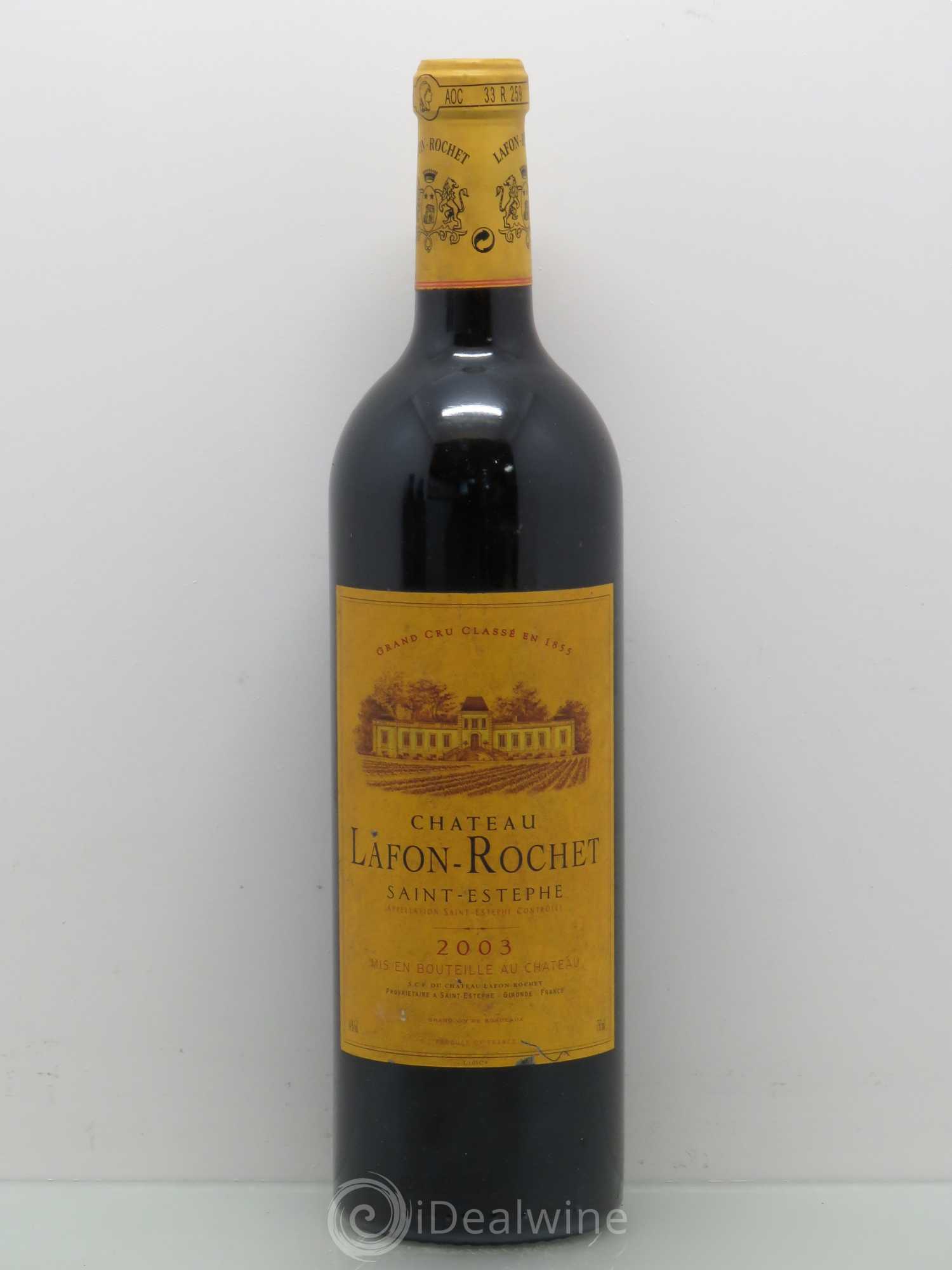 Château Lafon Rochet 4ème Grand Cru Classé 2003 - Lot de 1 bouteille - 0