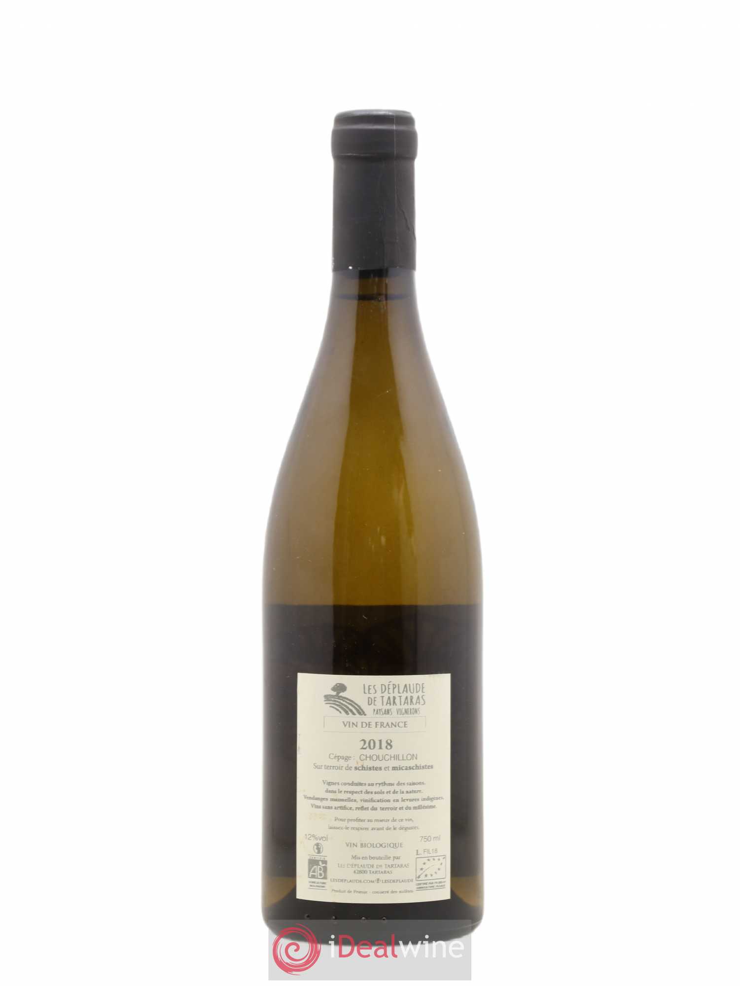 Vin de France Déplaude de Tartaras Au fil du temps 2018 - Lot de 1 bouteille - 1