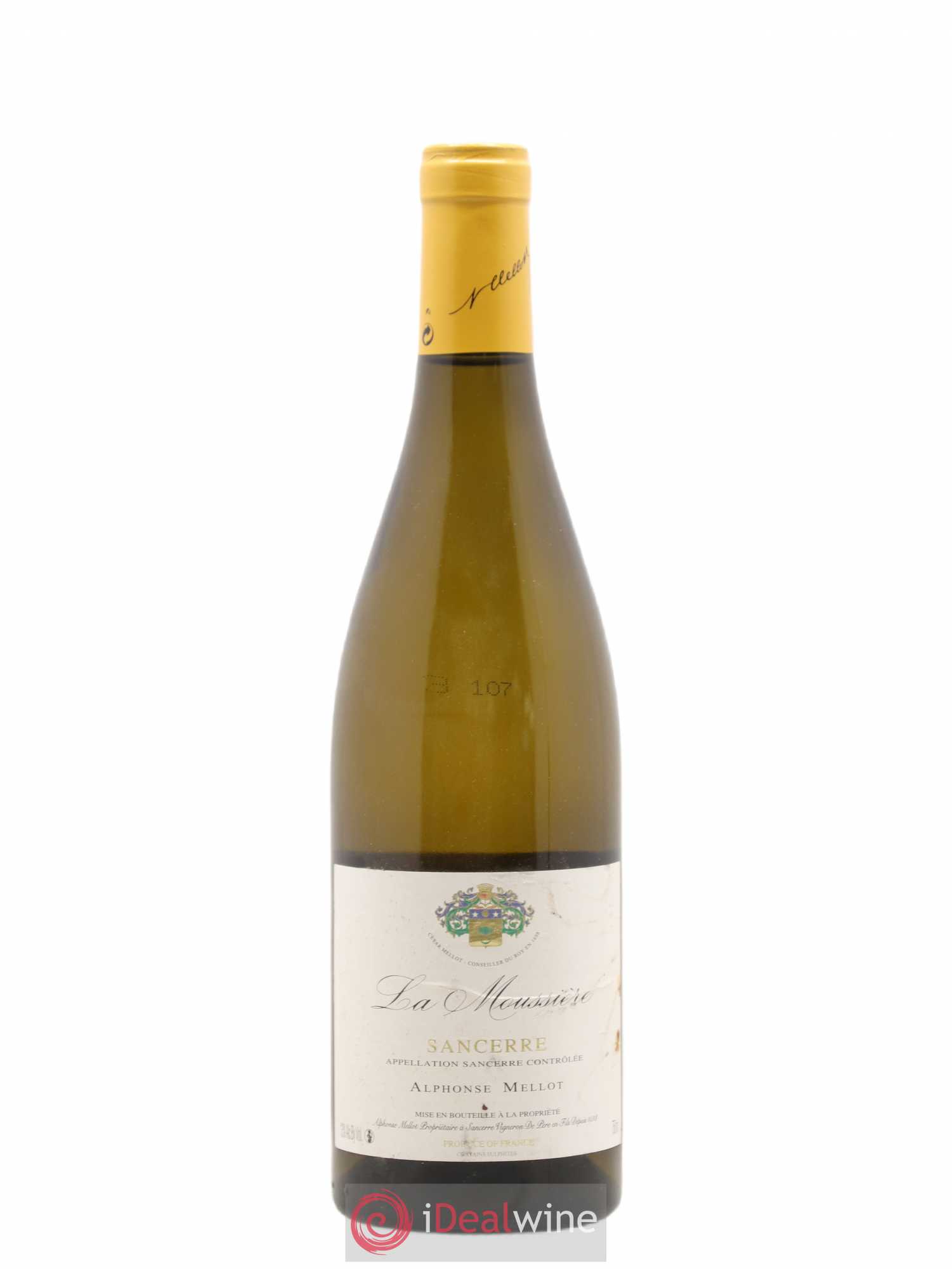 Sancerre La Moussière Alphonse Mellot 2012 - Lot de 1 bouteille - 0