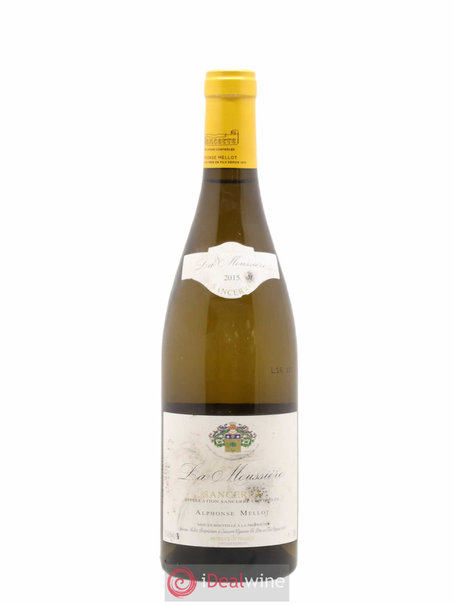 Sancerre La Moussière Alphonse Mellot 2015 - Lot de 1 bouteille - 0