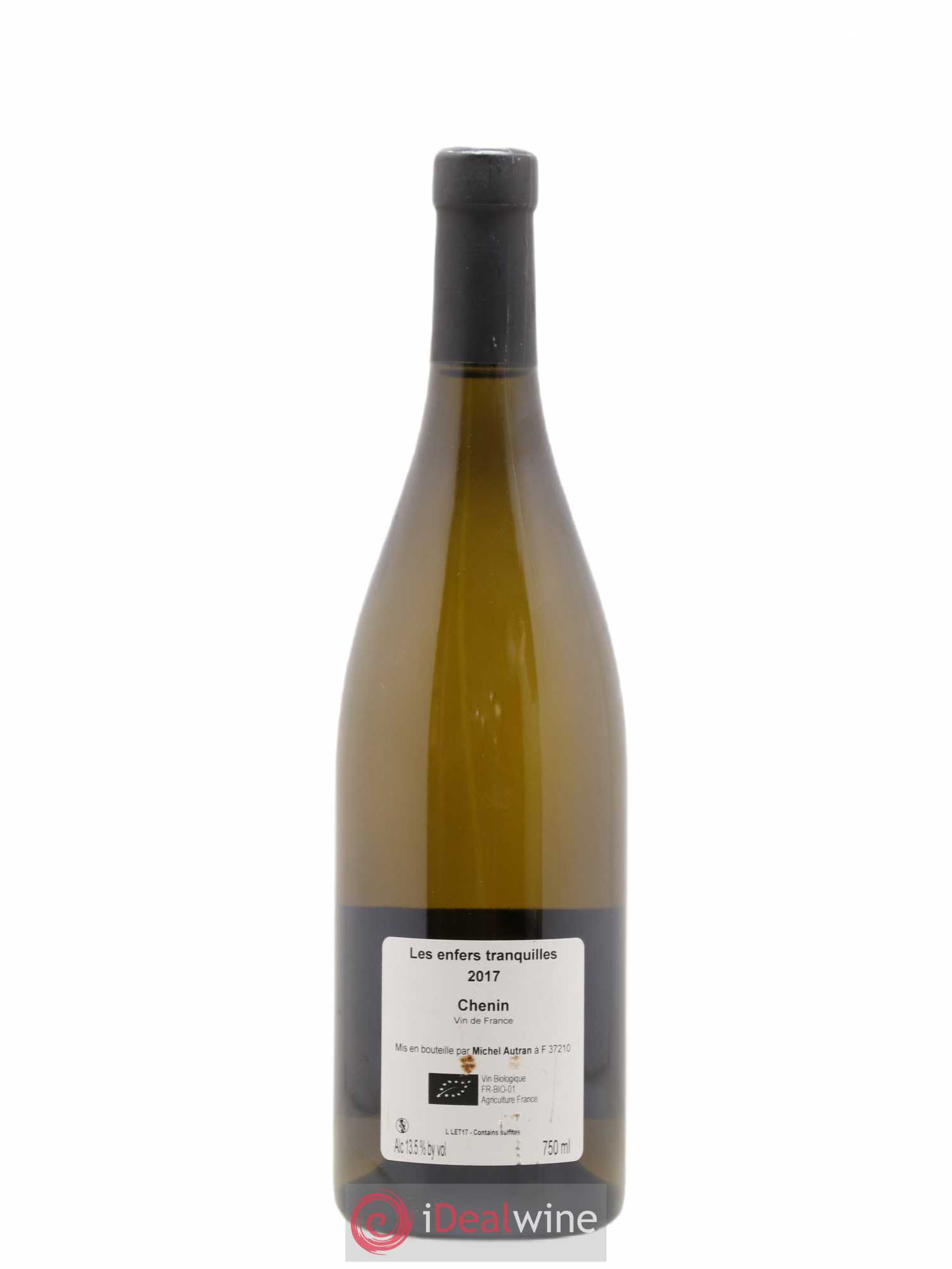 Vouvray Les Enfers Tranquilles Michel Autran 2017 - Posten von 1 Flasche - 1