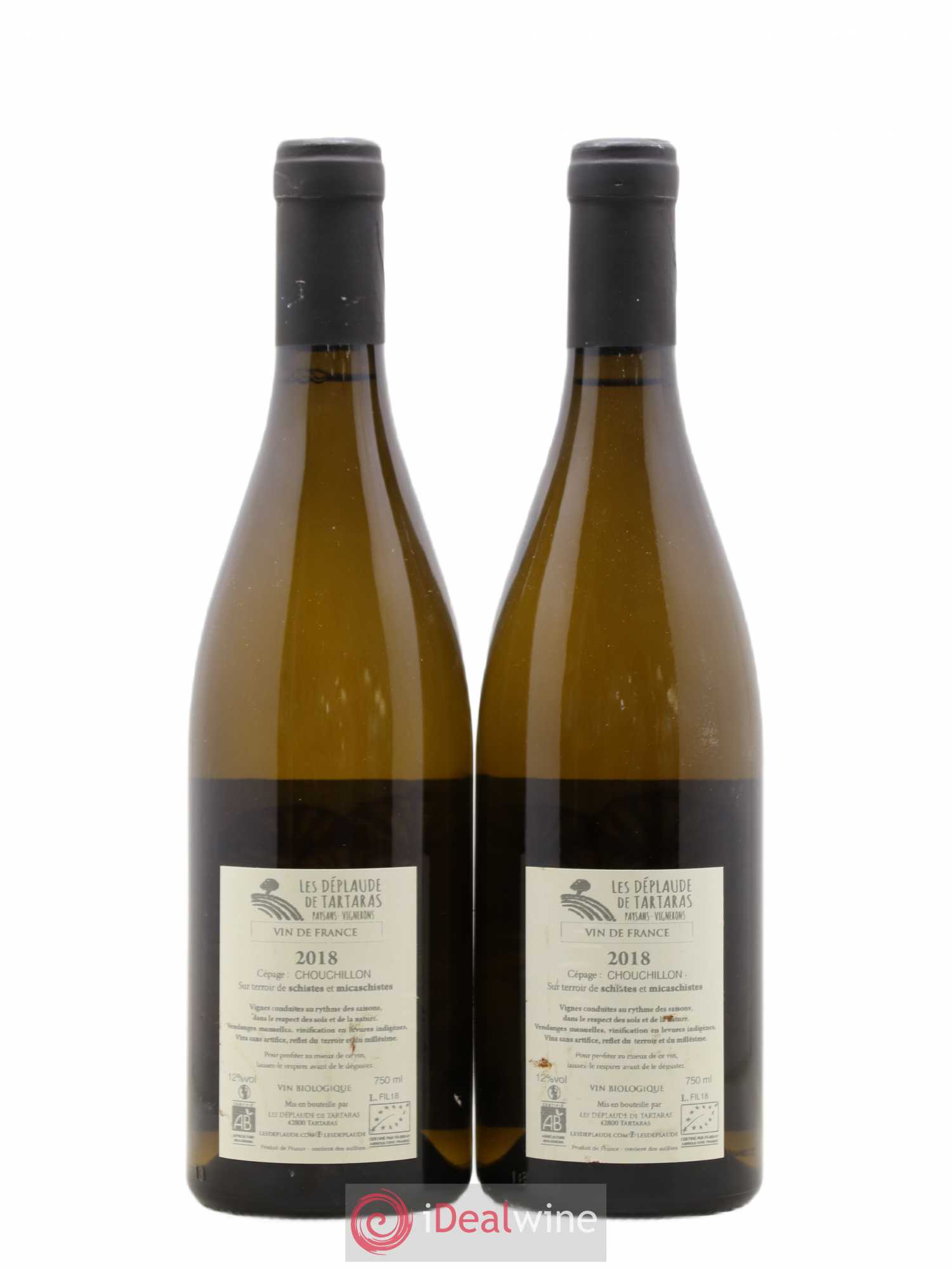Vin de France Déplaude de Tartaras Au fil du temps 2018 - Posten von 2 Flaschen - 1