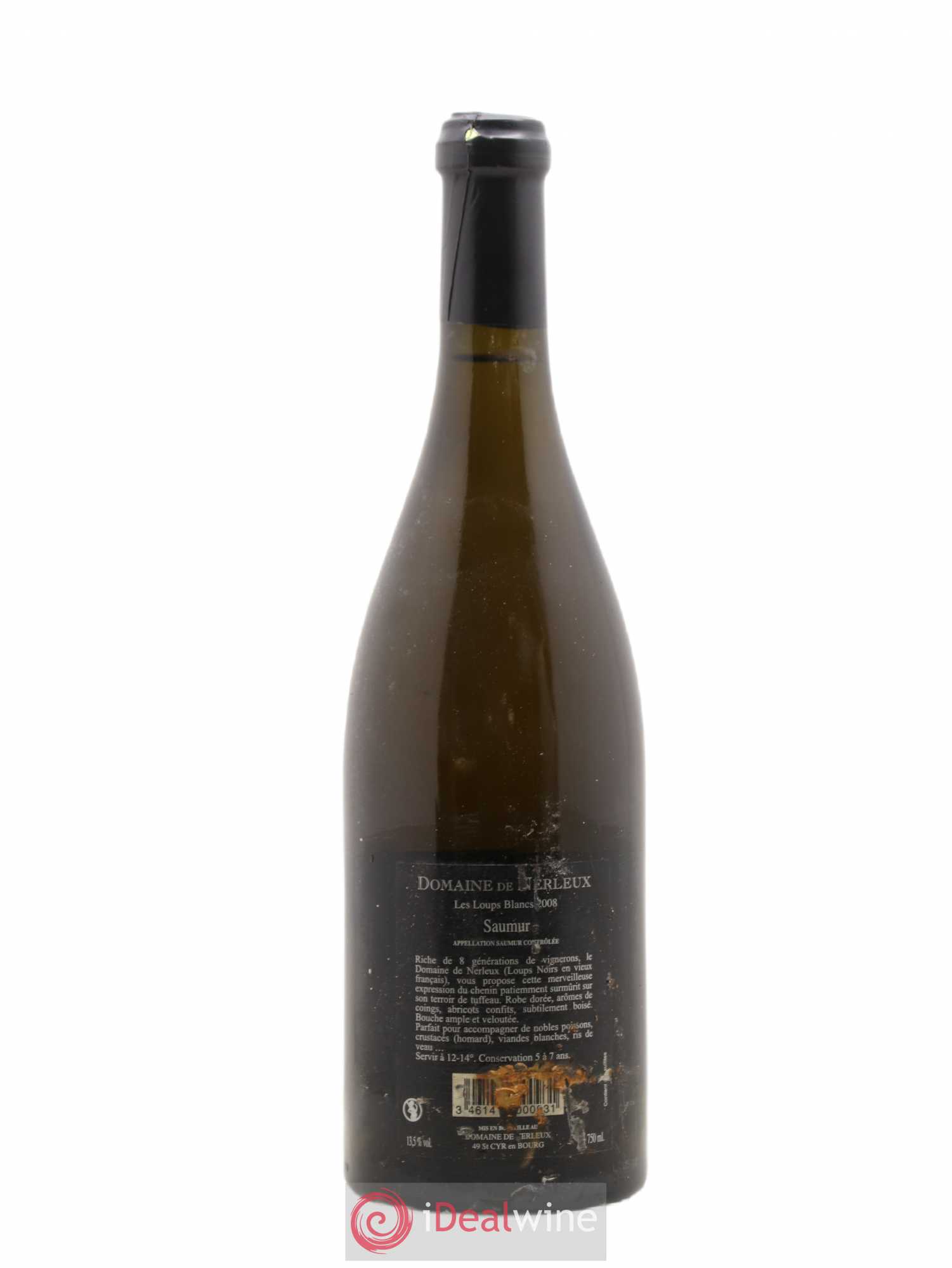 Saumur Loups blancs Nerleux 2008 - Posten von 1 Flasche - 1