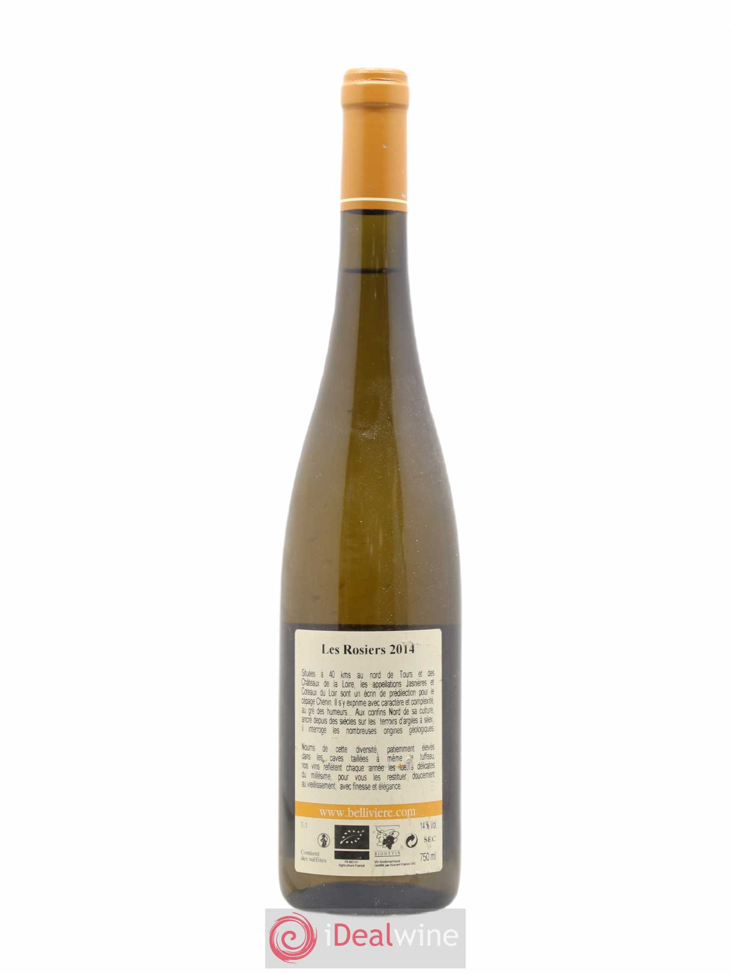 Jasnières Les Rosiers Domaine de Bellivière 2014 - Lot de 1 bouteille - 1