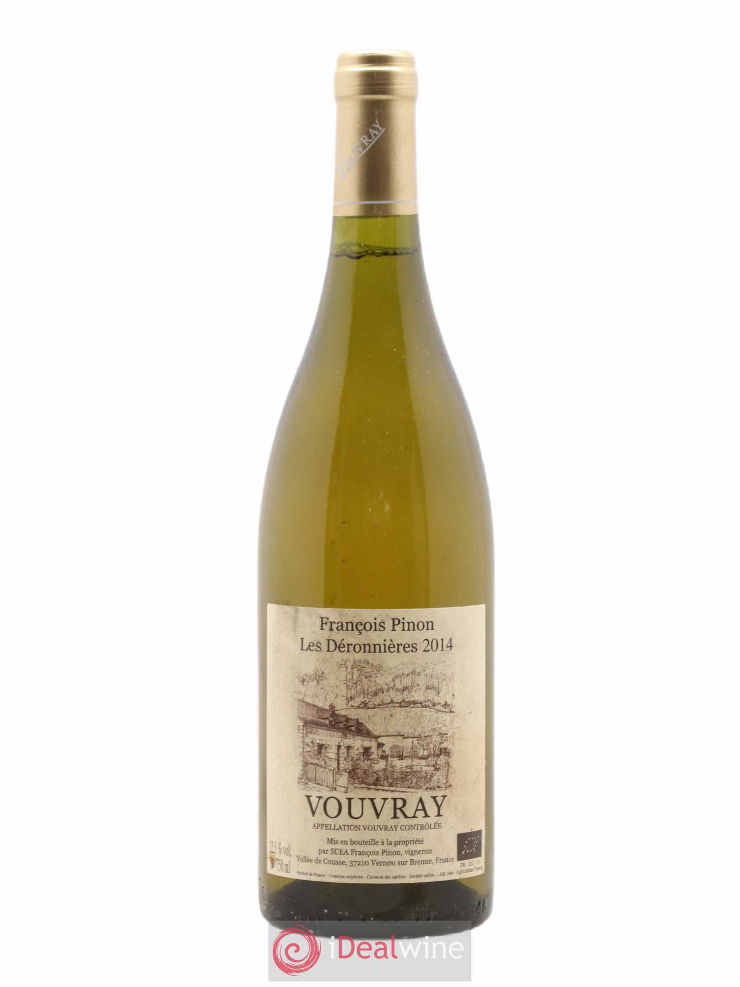 Vouvray Deronnieres Francois Pinon 2014 - Posten von 1 Flasche - 0