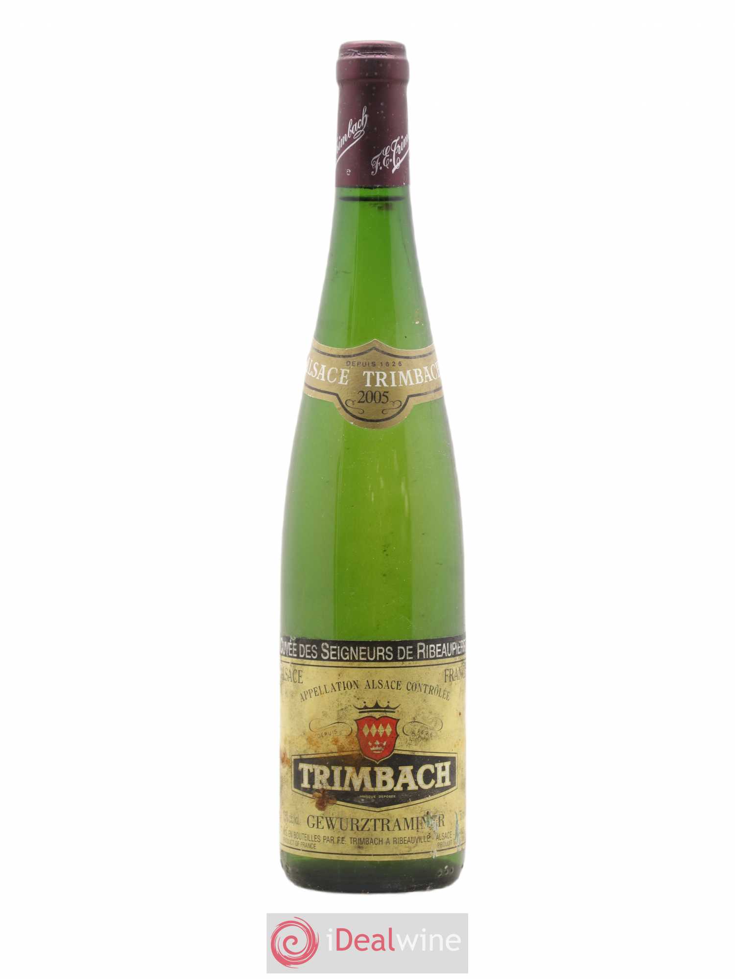 Alsace Gewurztraminer Seigneurs de Ribeaupierre Trimbach (Domaine) 2005 - Lot de 1 bouteille - 0