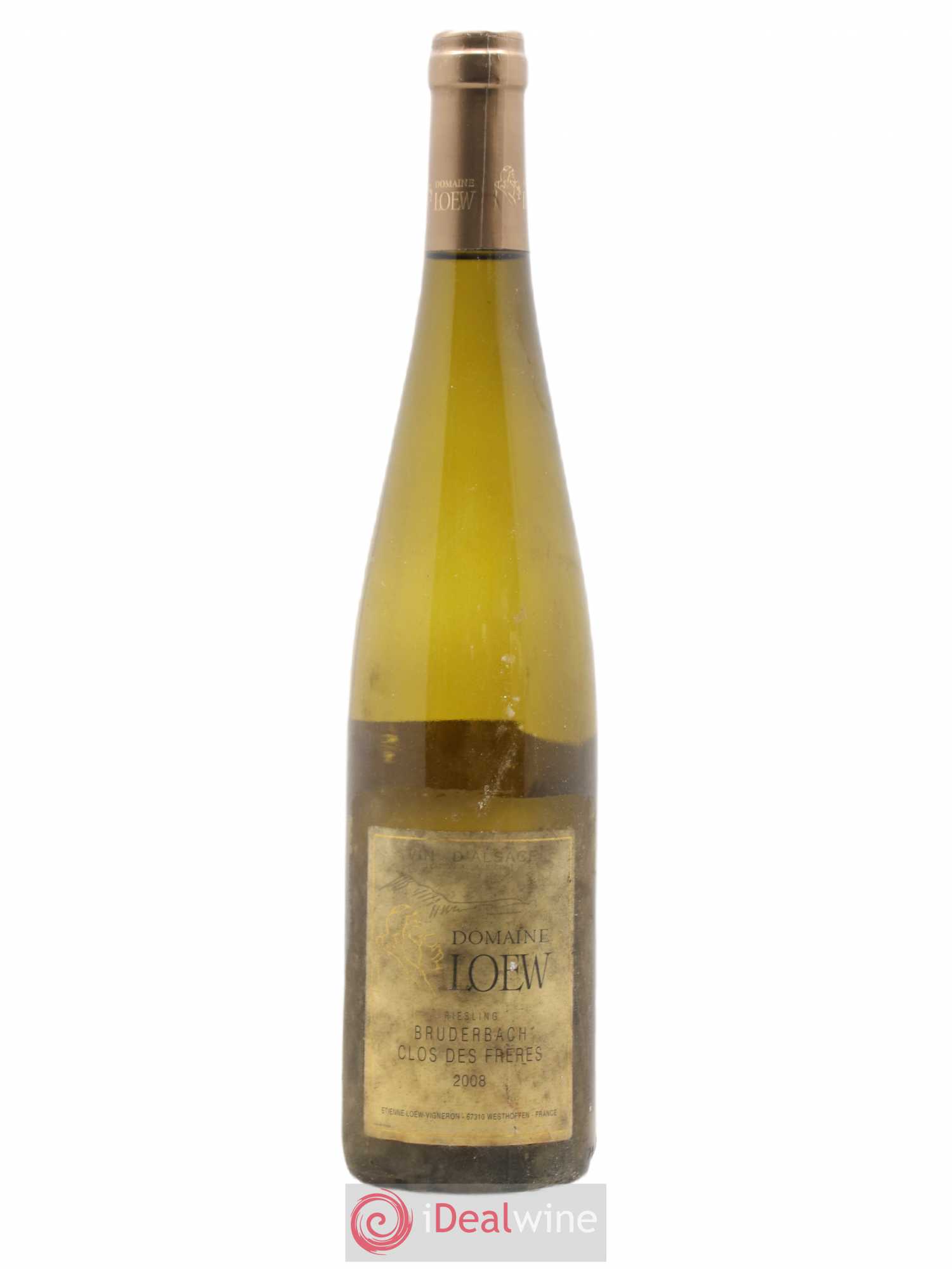 Riesling Loew Bruderbach Clos des Frères 2008 - Posten von 1 Flasche - 0