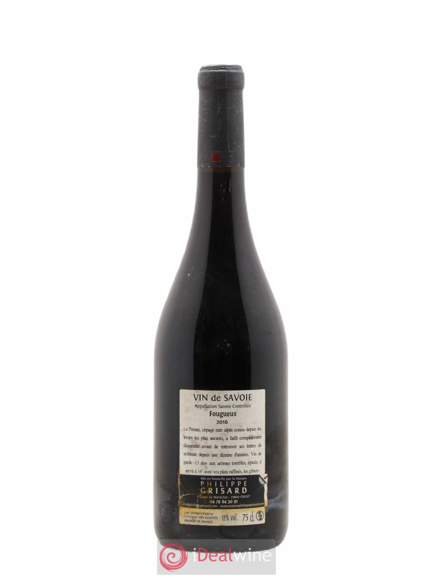 Vin de Savoie Fougueux Persan P. Grisard 2016 - Posten von 1 Flasche - 1