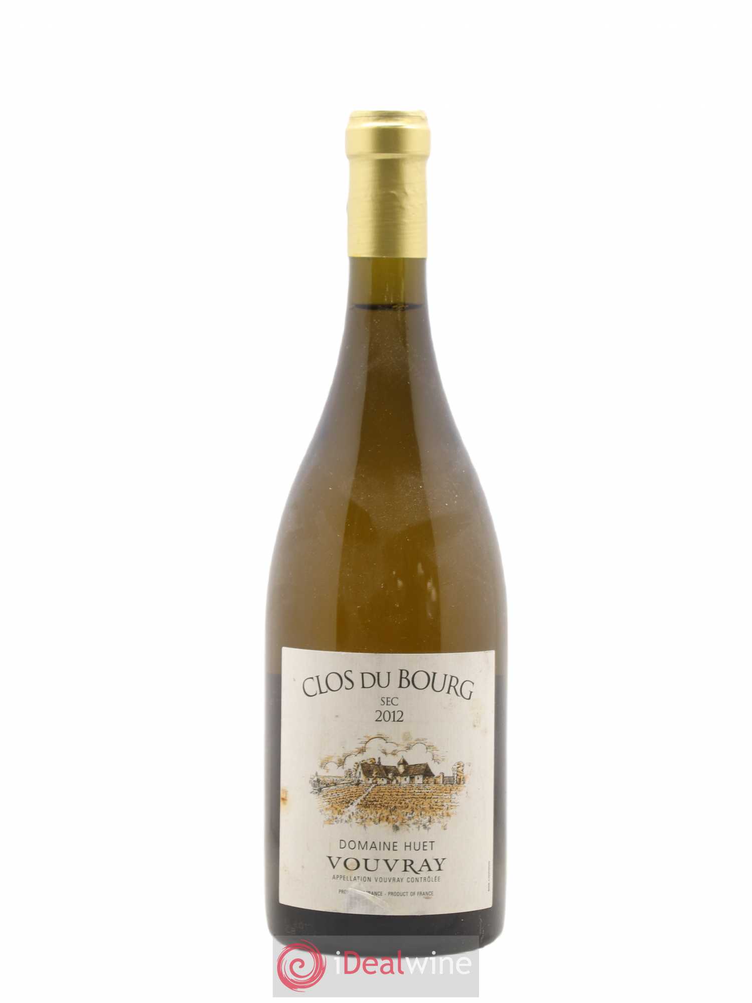 Vouvray Clos du Bourg Sec Domaine Huet 2012 - Lot de 1 bouteille - 0