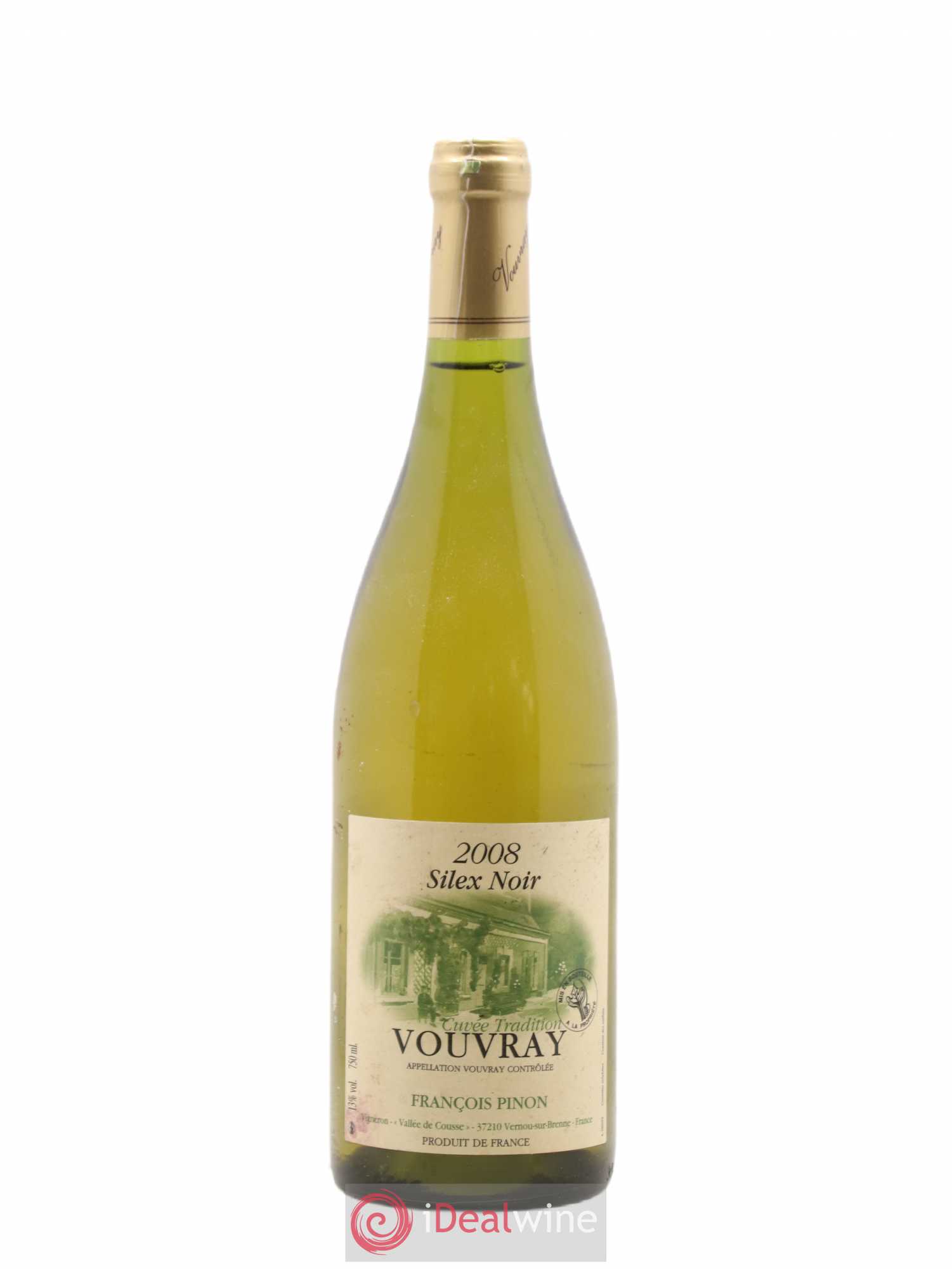 Vouvray Silex Noir Francois Pinon 2008 - Posten von 1 Flasche - 0