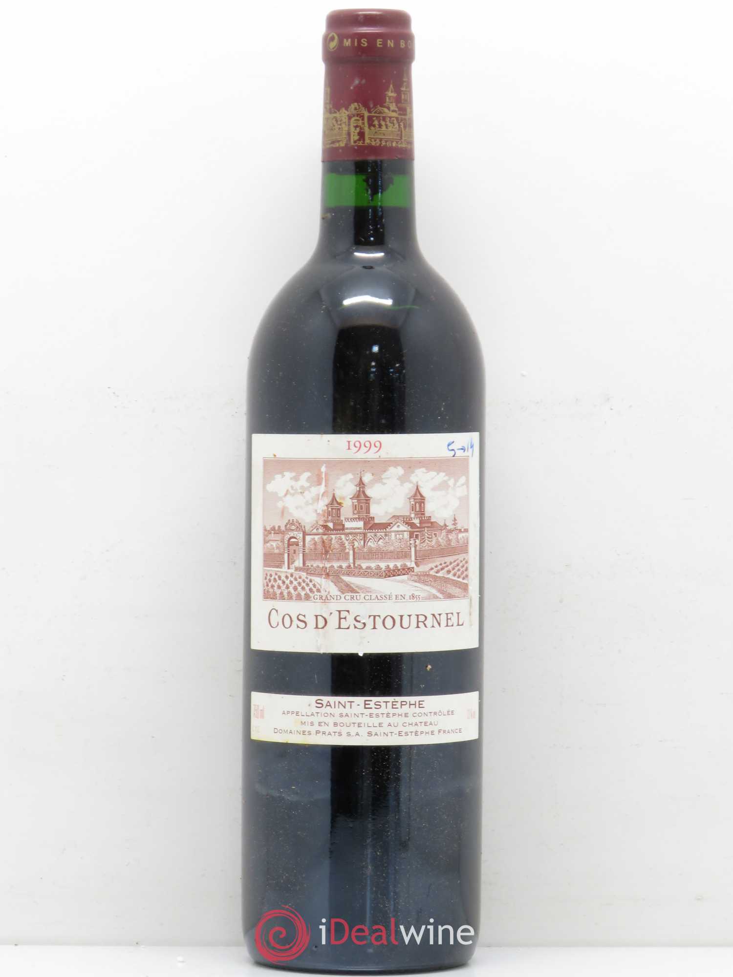 Cos d'Estournel 2ème Grand Cru Classé 1999 - Lot de 1 bouteille - 0