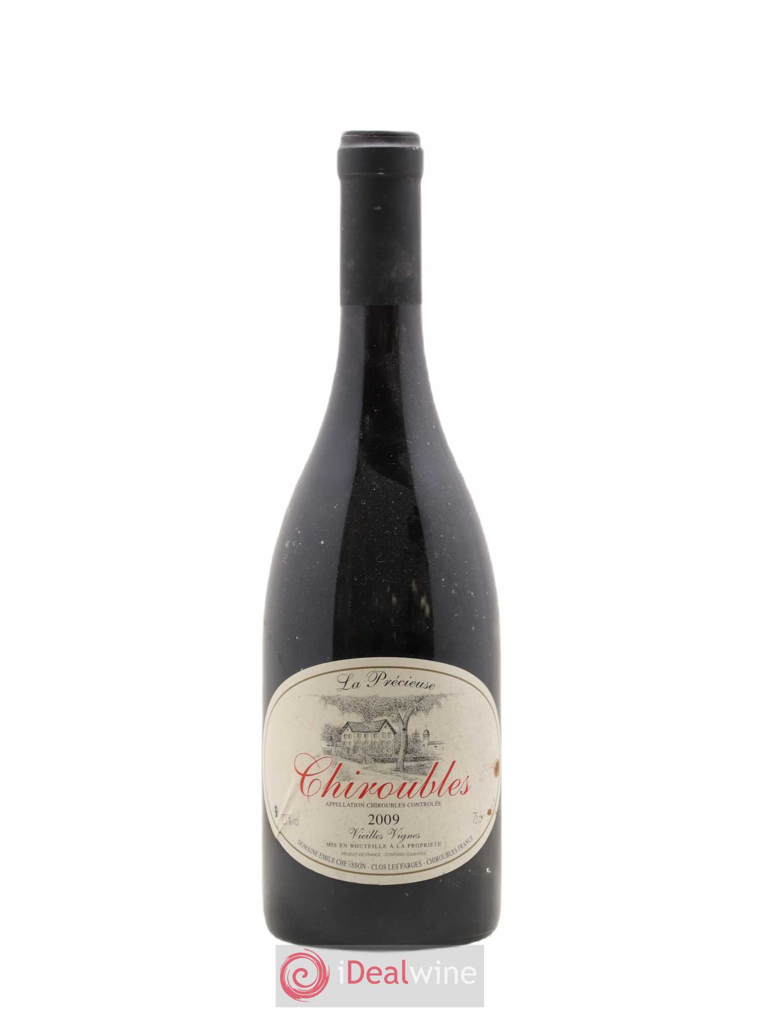 Chiroubles Vieilles vignes Cheysson La Precieuse 2009 - Posten von 1 Flasche - 0