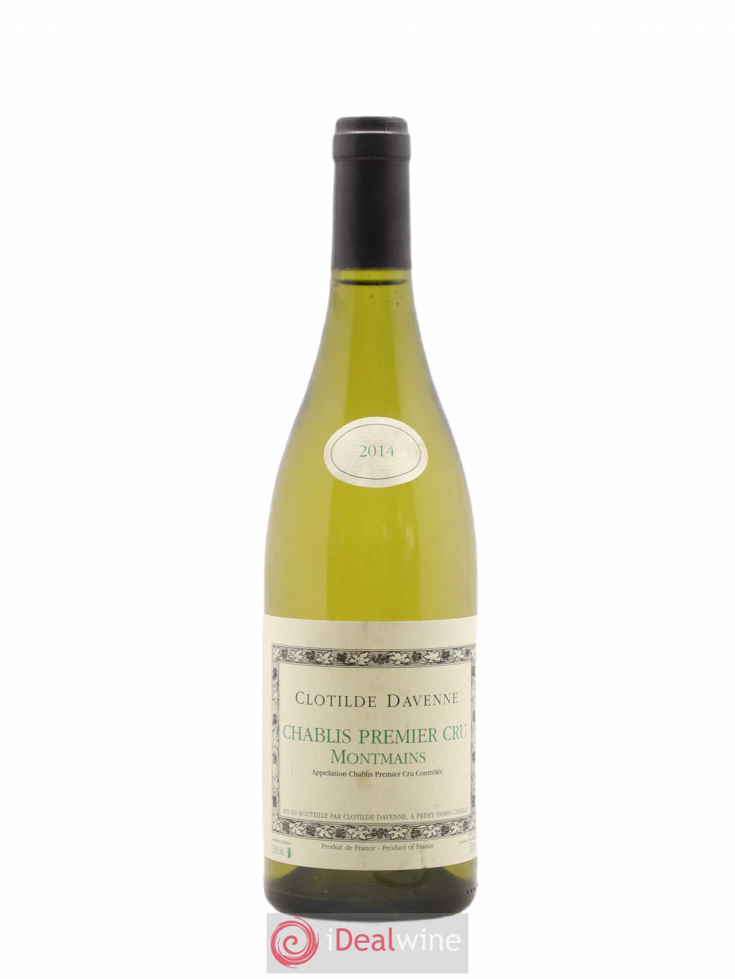 Chablis 1er Cru Montmains Davenne 2014 - Posten von 1 Flasche - 0