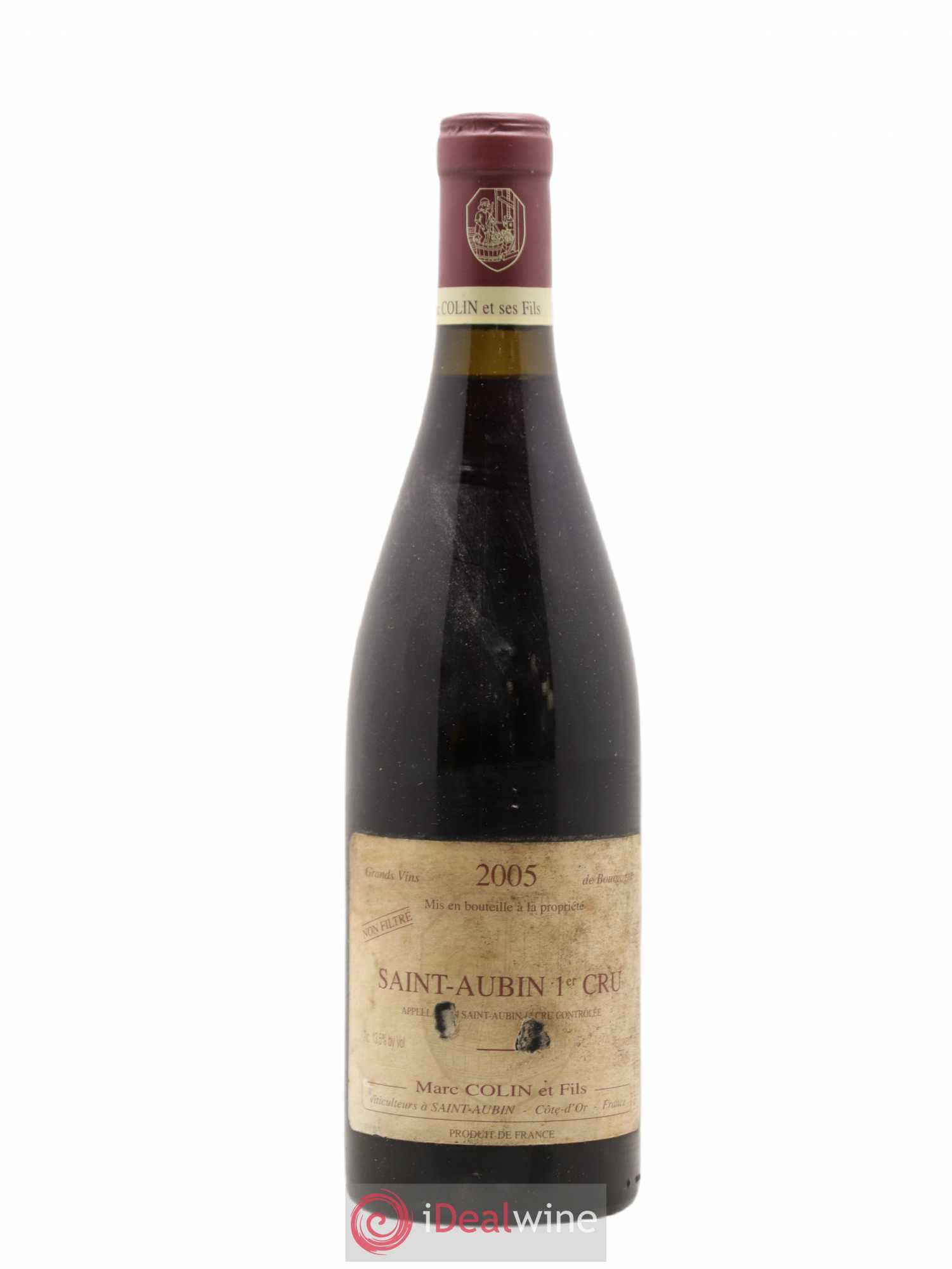 Saint-Aubin 1er Cru Marc Colin 2005 - Lot de 1 bouteille - 0