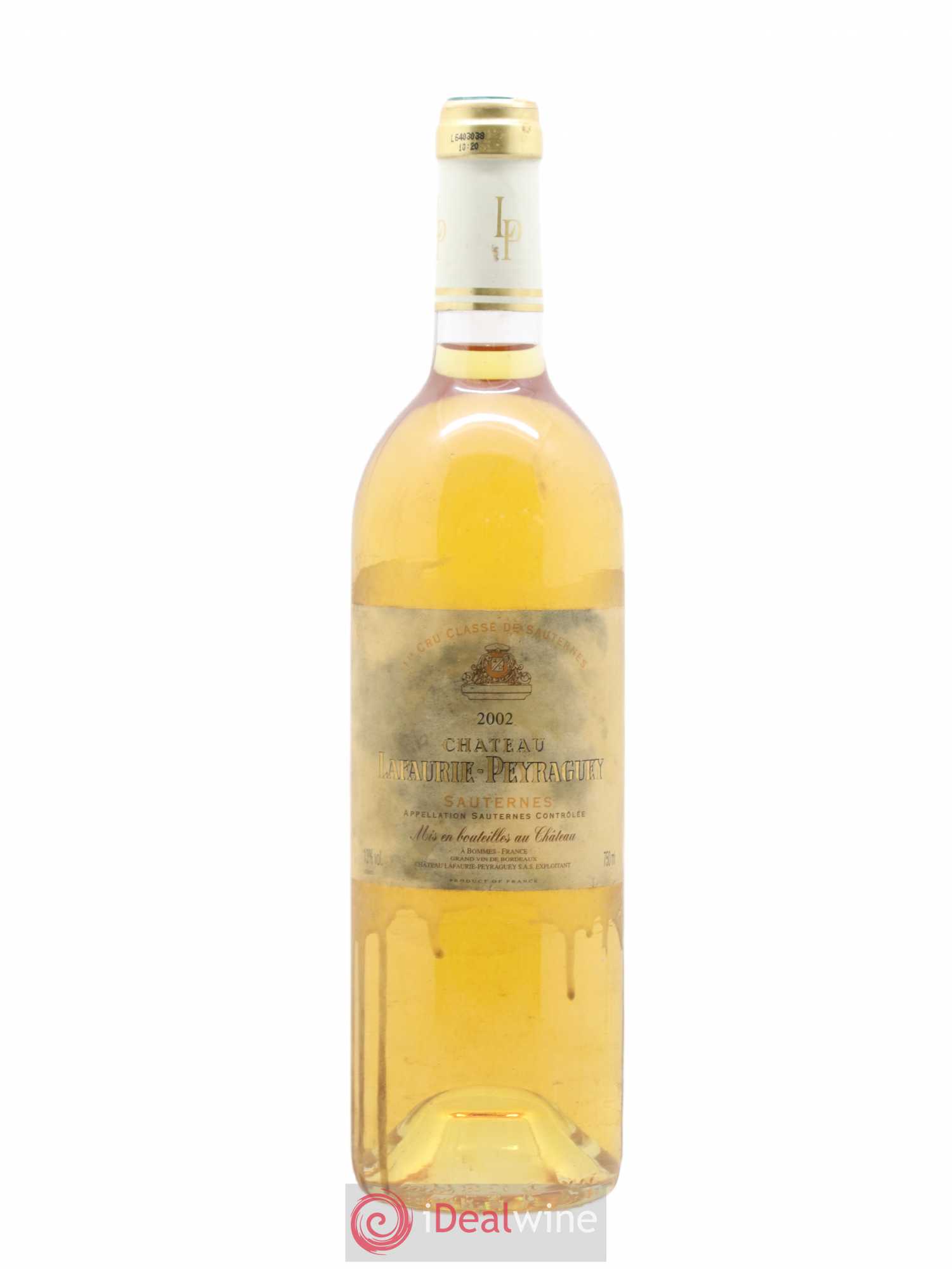 Château Lafaurie-Peyraguey 1er Grand Cru Classé 2002 - Lotto di 1 bottiglia - 0