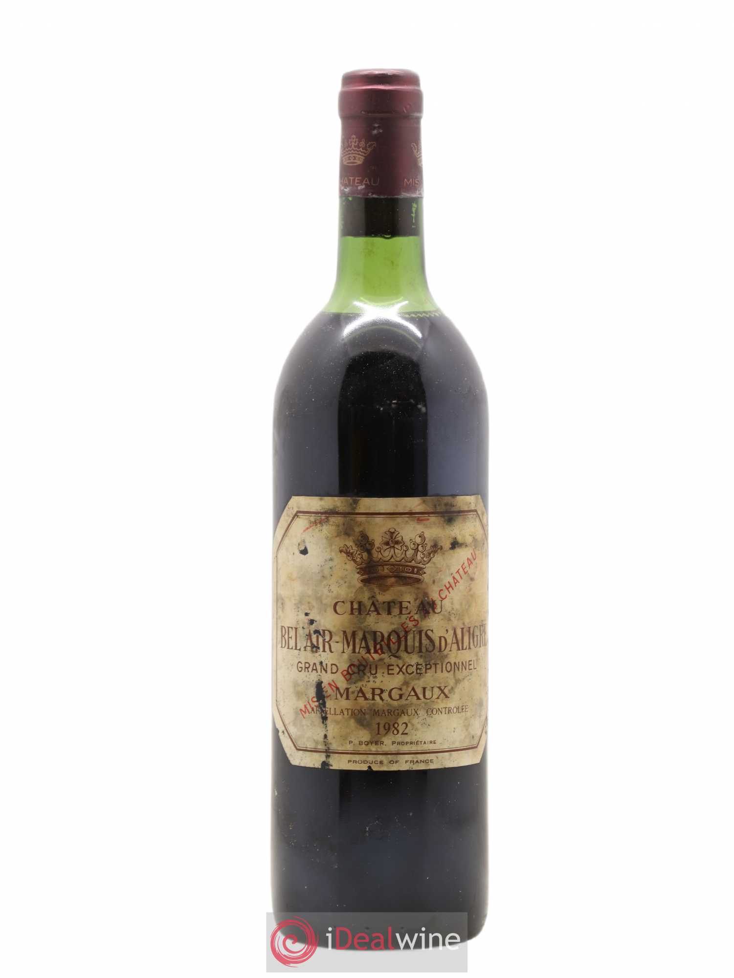 Château Bel Air Marquis d'Aligre 1982 - Lot de 1 bouteille - 0