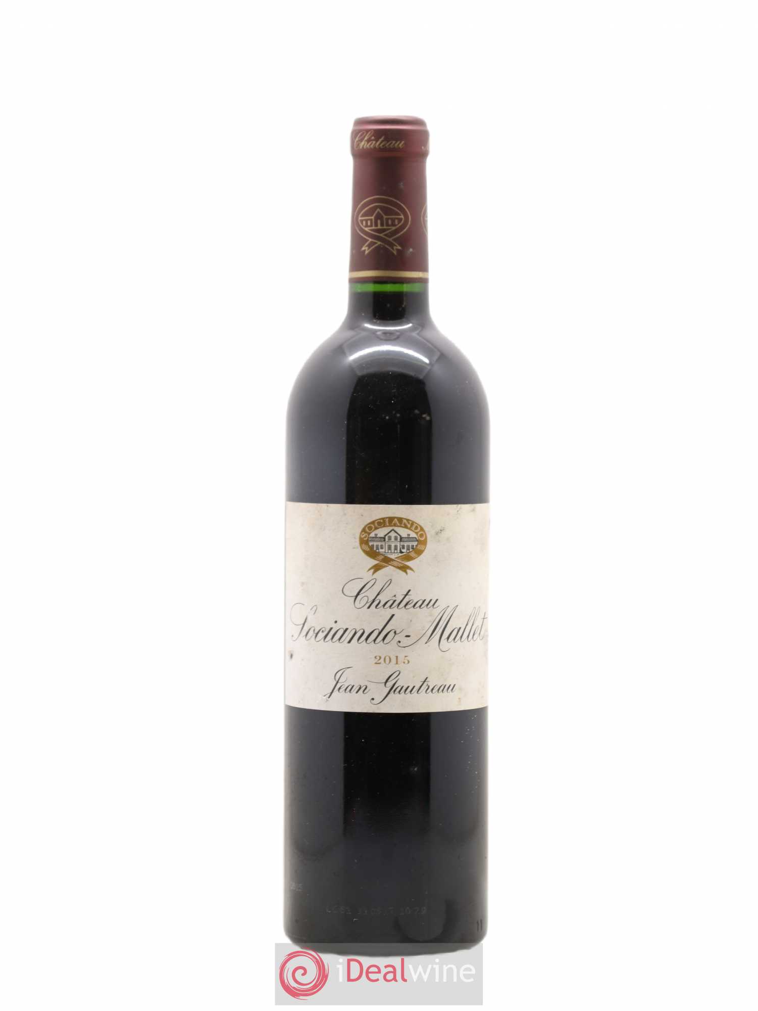 Château Sociando Mallet 2015 - Lot de 1 bouteille - 0
