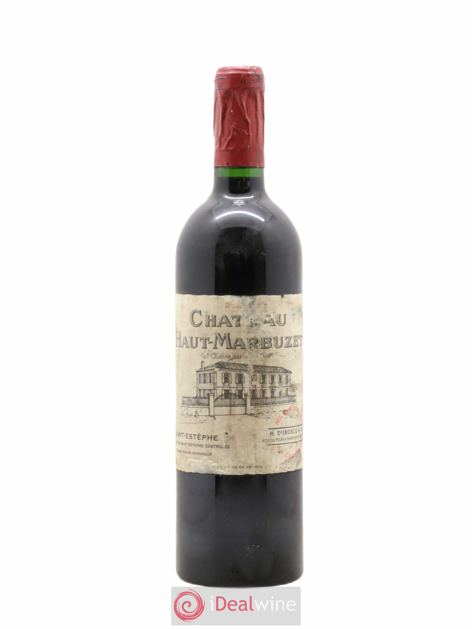 Château Haut Marbuzet 2000 - Lot de 1 bouteille - 0