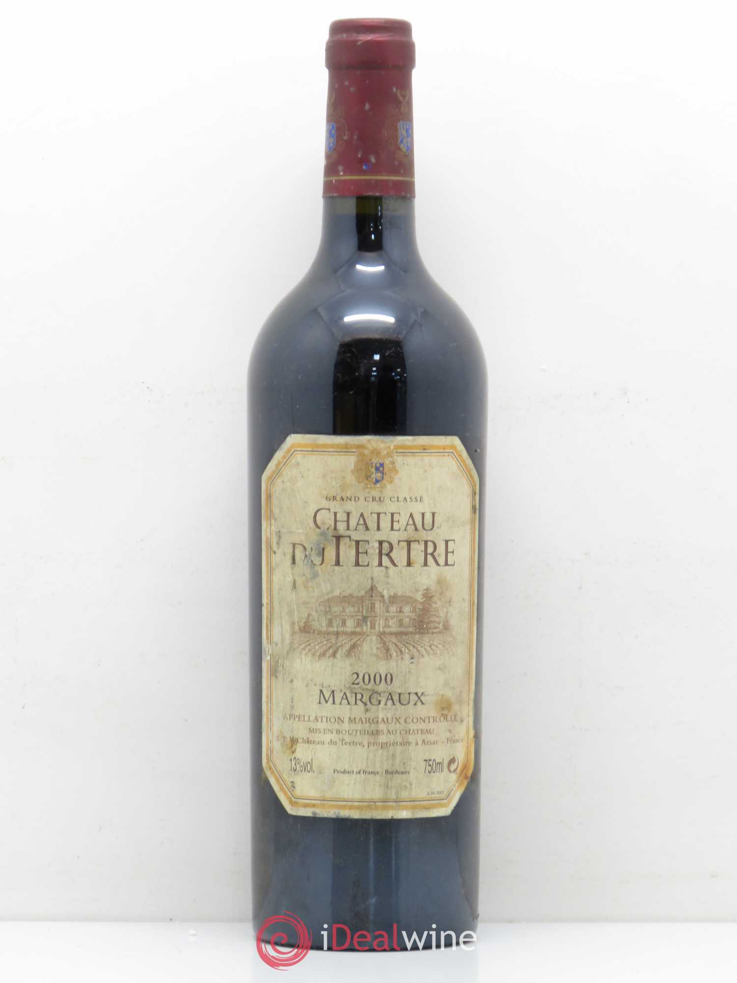 Château du Tertre 5ème Grand Cru Classé 2000 - Lot de 1 bouteille - 0
