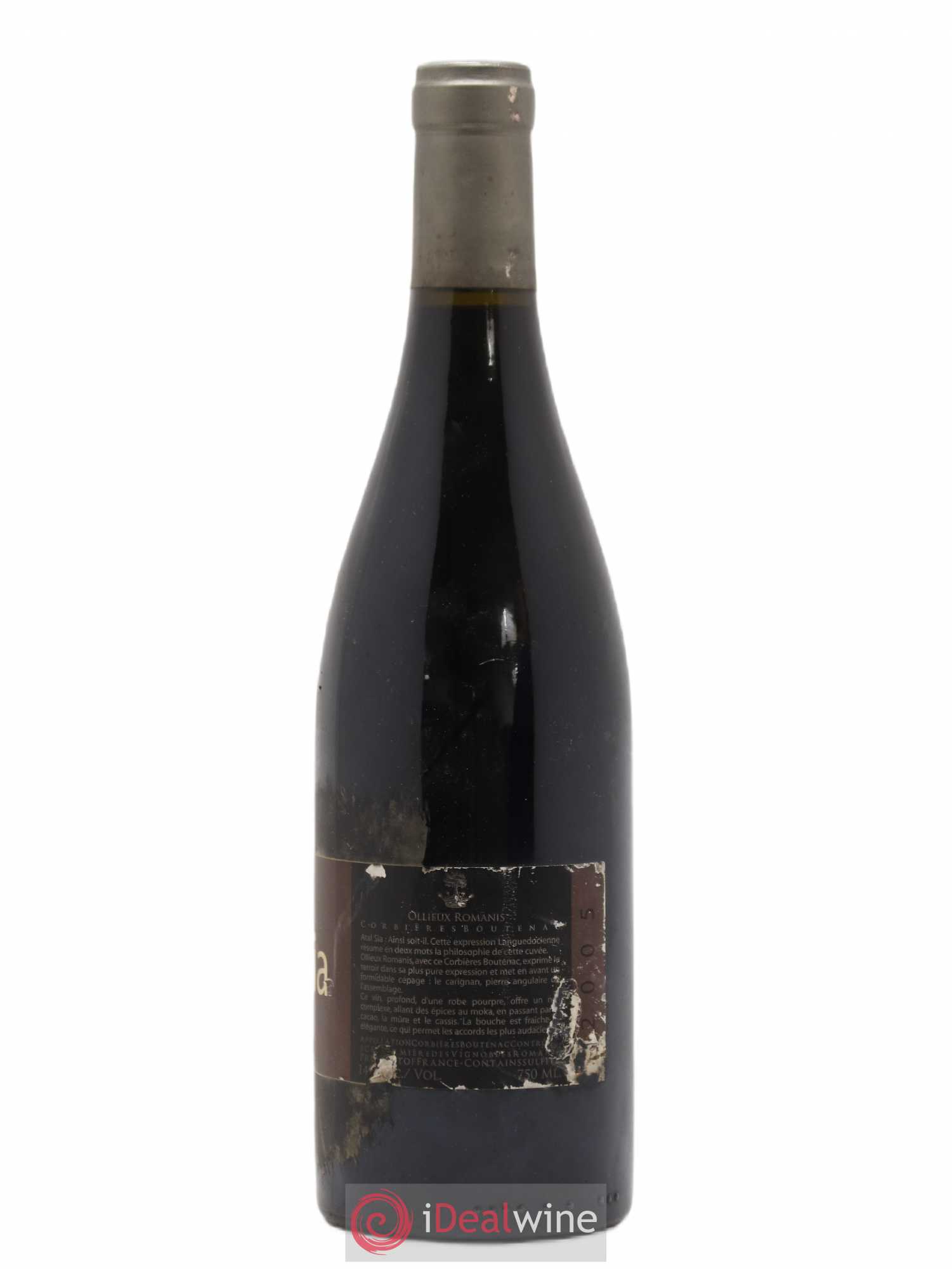 Corbières Ollieux-Romanis Atal Sia 2005 - Posten von 1 Flasche - 1