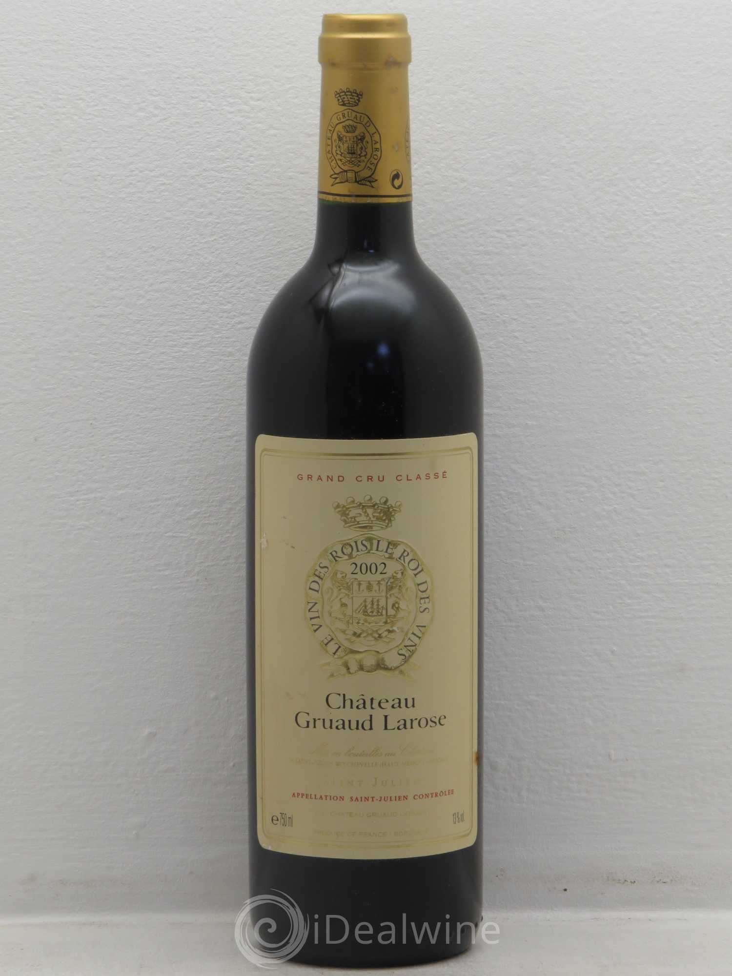 Château Gruaud Larose 2ème Grand Cru Classé 2002 - Lot de 1 bouteille - 0