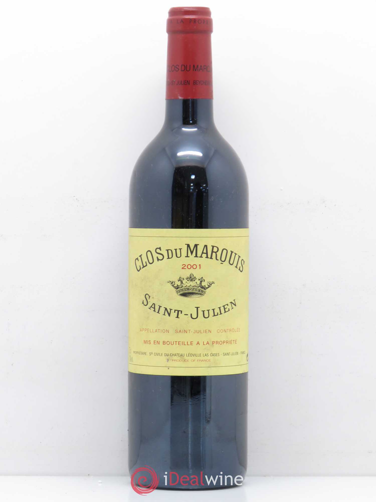 Clos du Marquis 2001 - Lot de 1 bouteille - 0