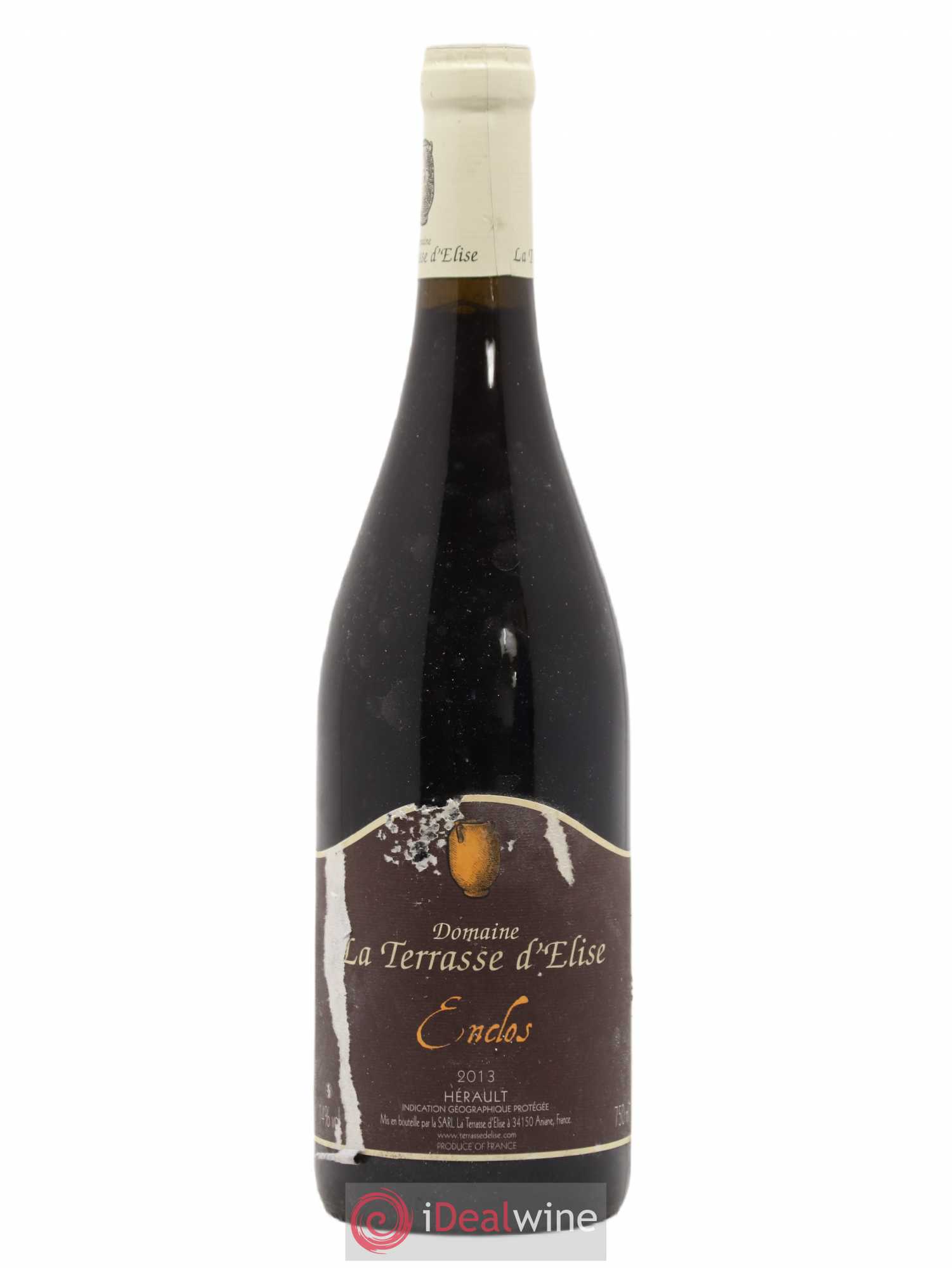 Pays d'Hérault L'Enclos Terrasse d'Elise (Domaine de la) 2013 - Lot de 1 bouteille - 0