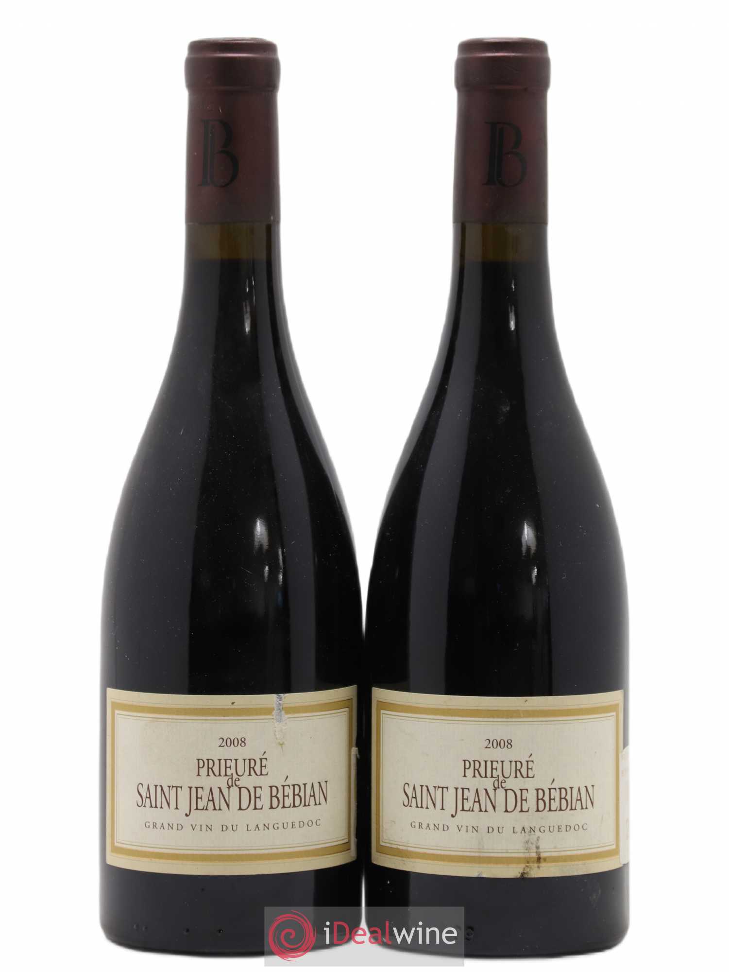 Languedoc Prieuré St-Jean de Bébian Pézenas 2008 - Lot de 2 bouteilles - 0