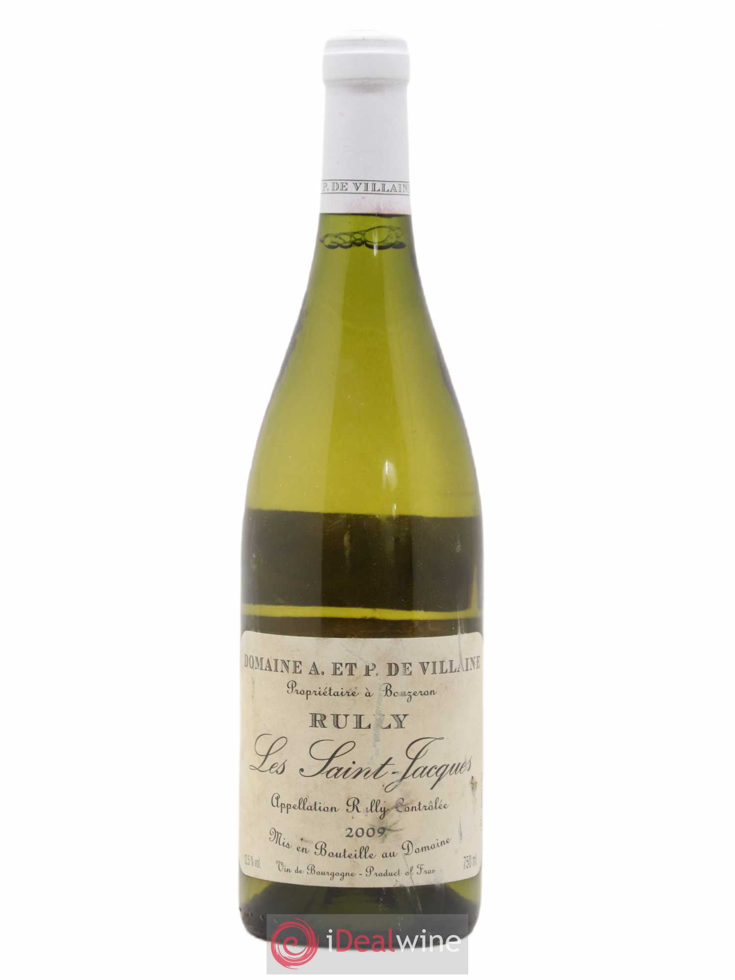 Rully Les Saint-Jacques Domaine de Villaine 2009 - Lot de 1 bouteille - 0