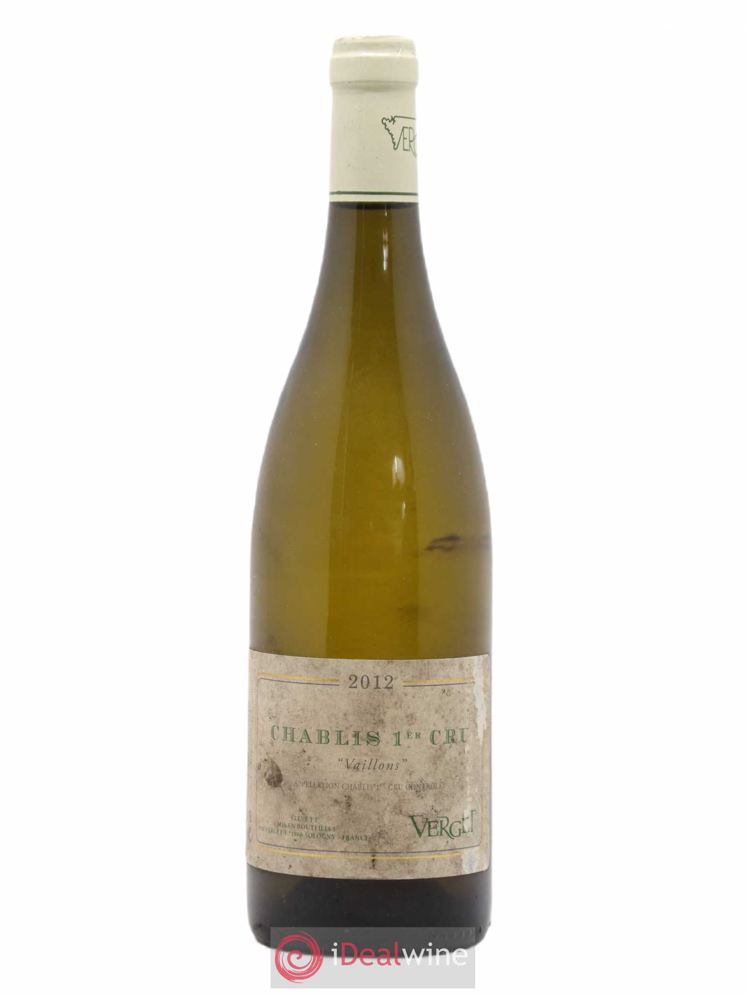 Chablis 1er Cru Vaillons Verget 2012 - Lot de 1 bouteille - 0