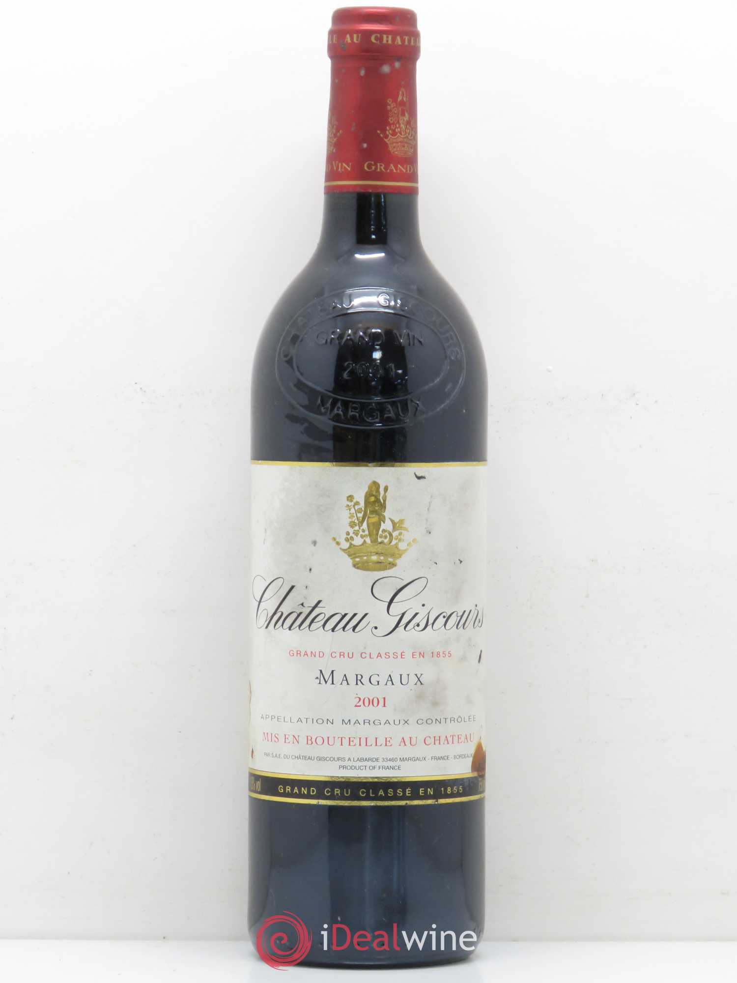 Château Giscours 3ème Grand Cru Classé 2001 - Lot de 1 bouteille - 0