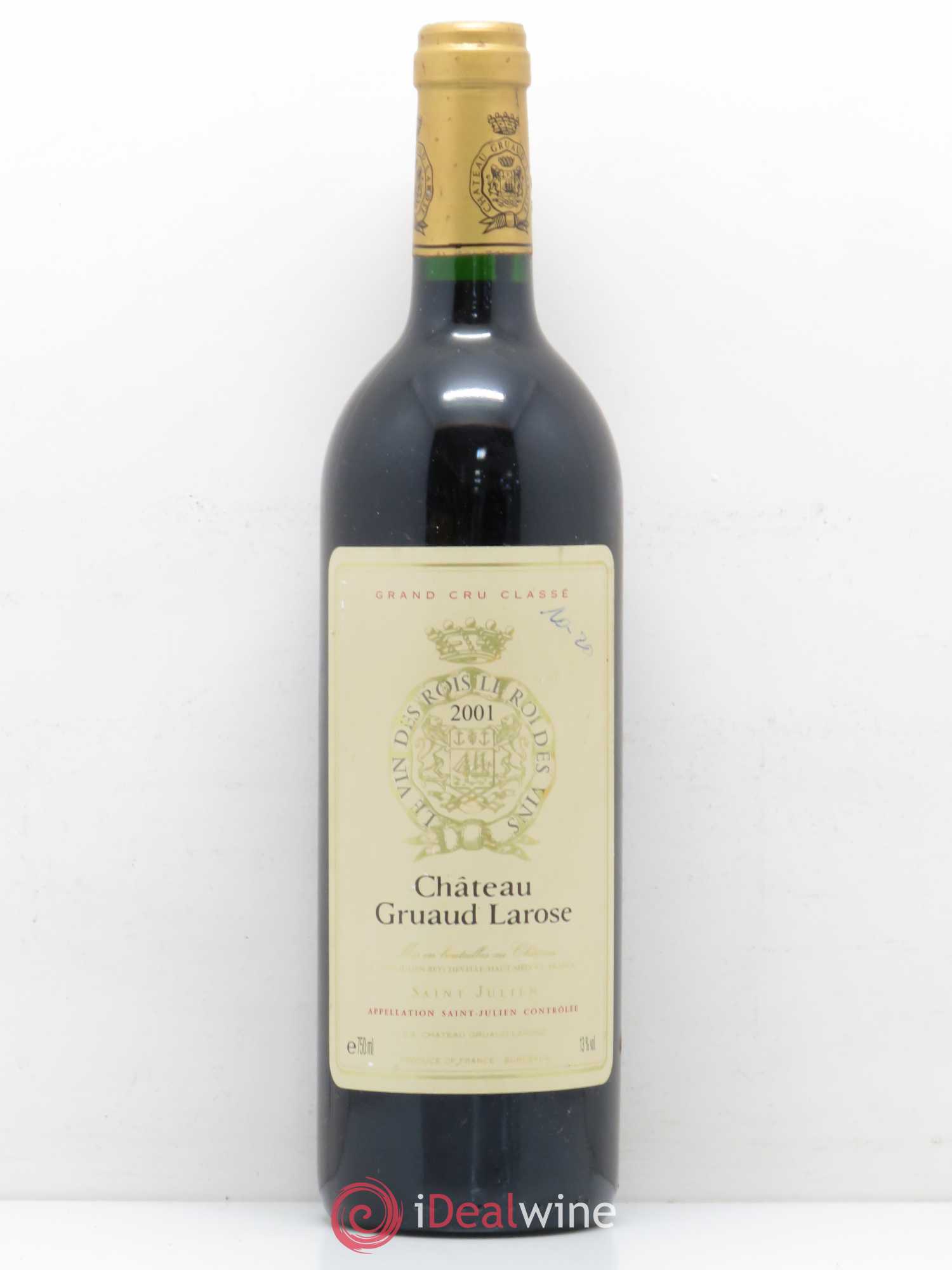 Château Gruaud Larose 2ème Grand Cru Classé 2001 - Lot de 1 bouteille - 0