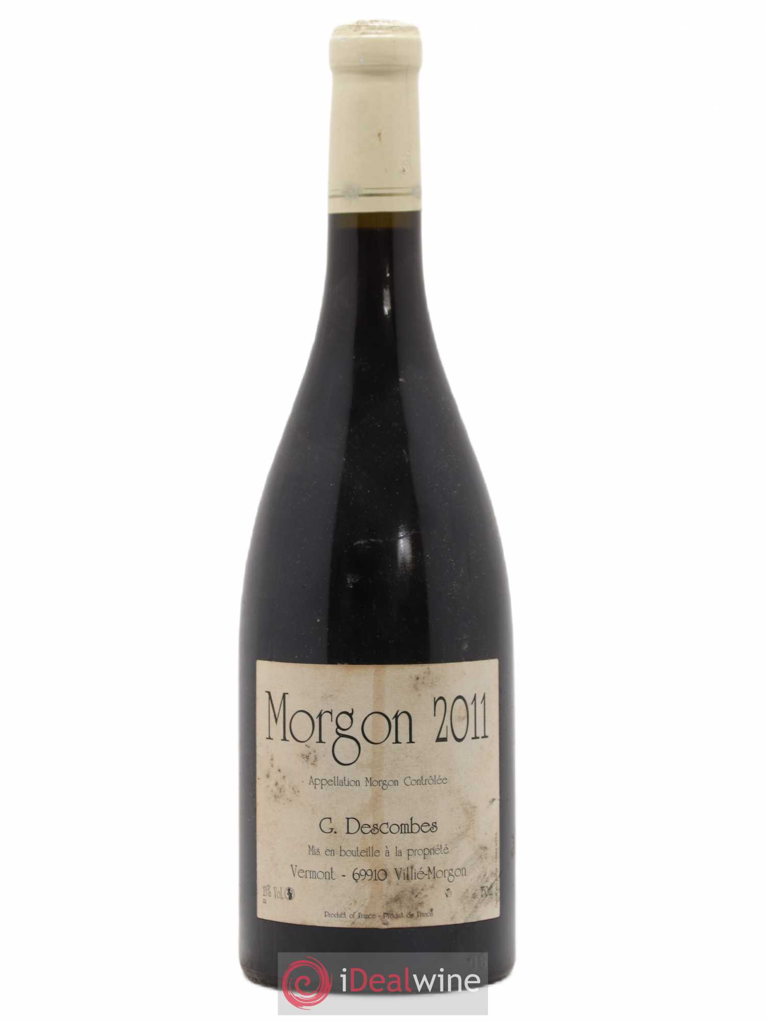 Morgon Vieilles vignes Georges Descombes (Domaine) 2011 - Lot de 1 bouteille - 0